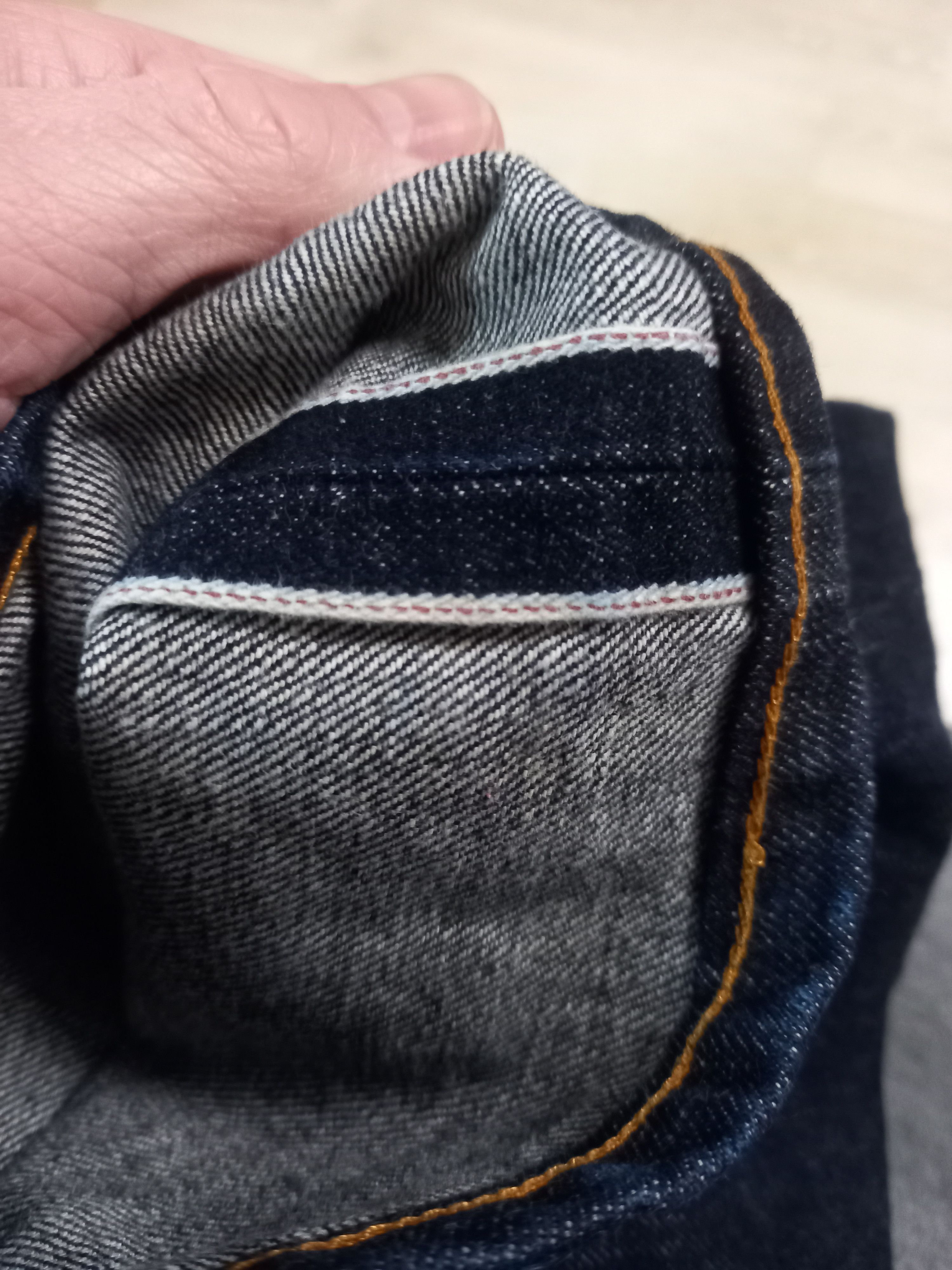 Naked & Famous Naked & Famous Skinny Guy Deep Indigo Selvedge - Sz 30 Size US 30 / EU 46 - 4 Thumbnail