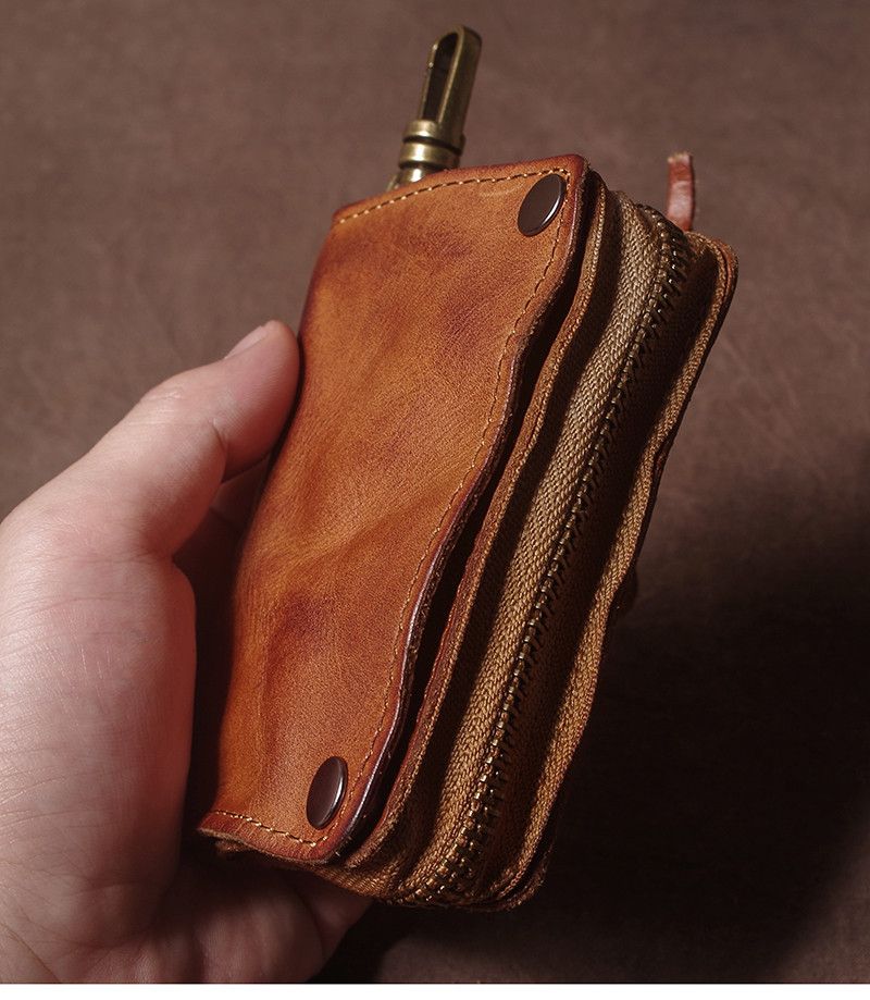 Japanese Brand Key Card Organizer Leather Bag Size ONE SIZE - 3 Thumbnail