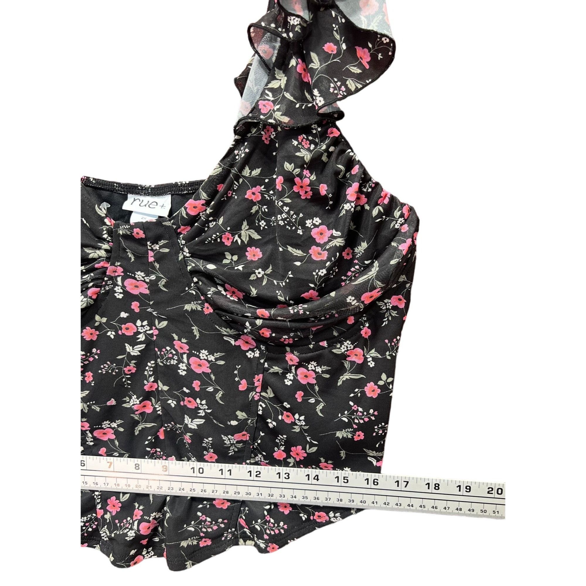 Other Rue + - Women's Tank Top - Black - 2X Size XXL / US 16-18 / IT 52-54 - 4 Thumbnail