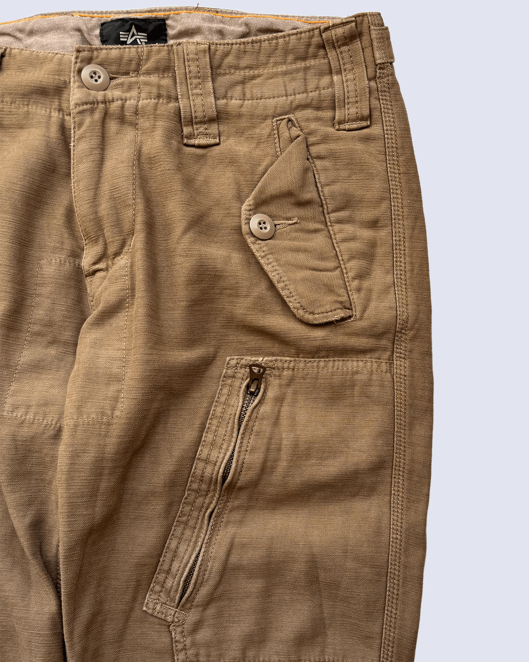 Alpha Industries × Vintage Alpha Industries "8 Pocket" Brown Cargo Pants Size US 30 / EU 46 - 3 Thumbnail