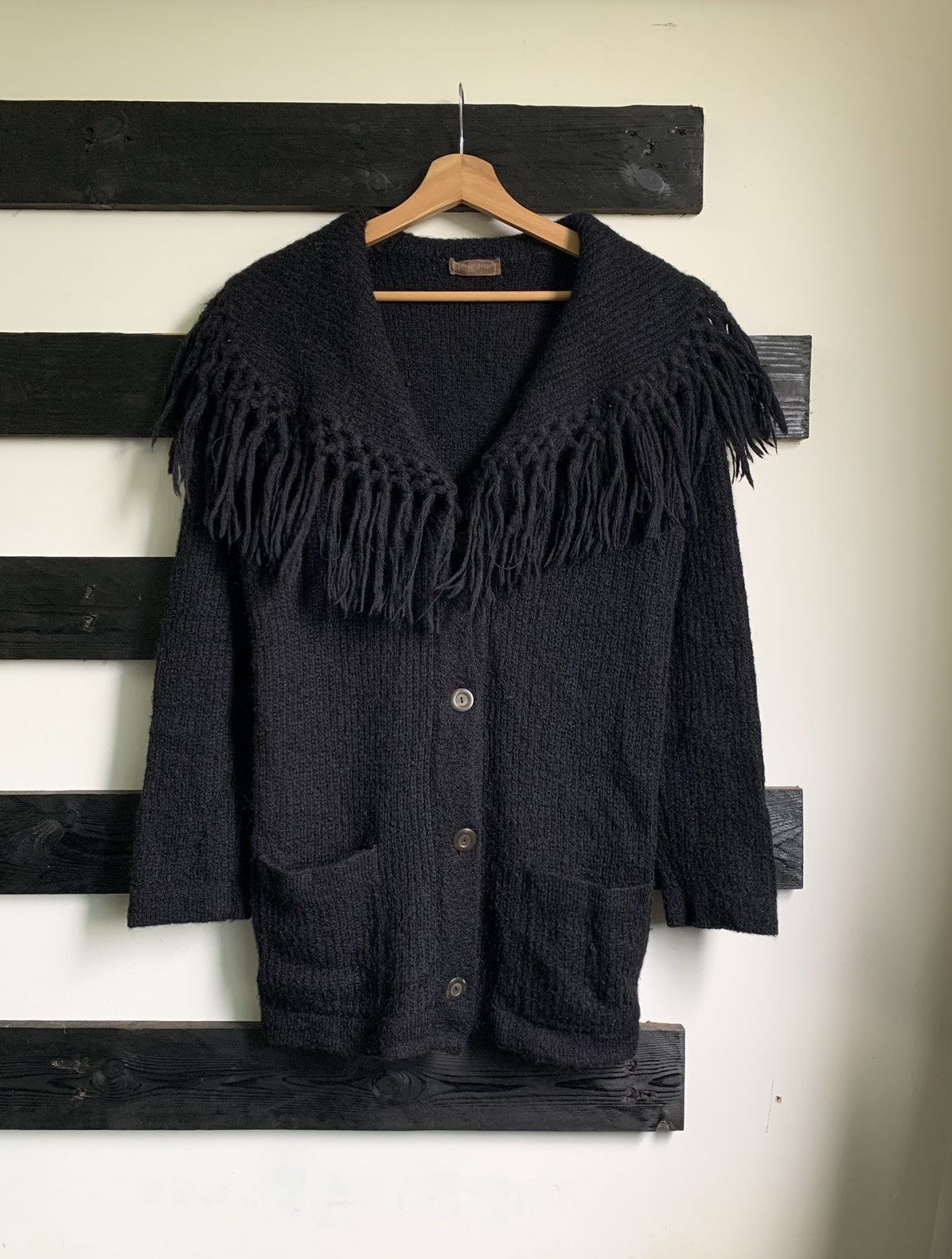 Designer × Saint Laurent Paris × Yves Saint Laurent Yves Saint Lauren Tricots Mohair Cardigan Size M / US 6-8 / IT 42-44 - 1 Thumbnail