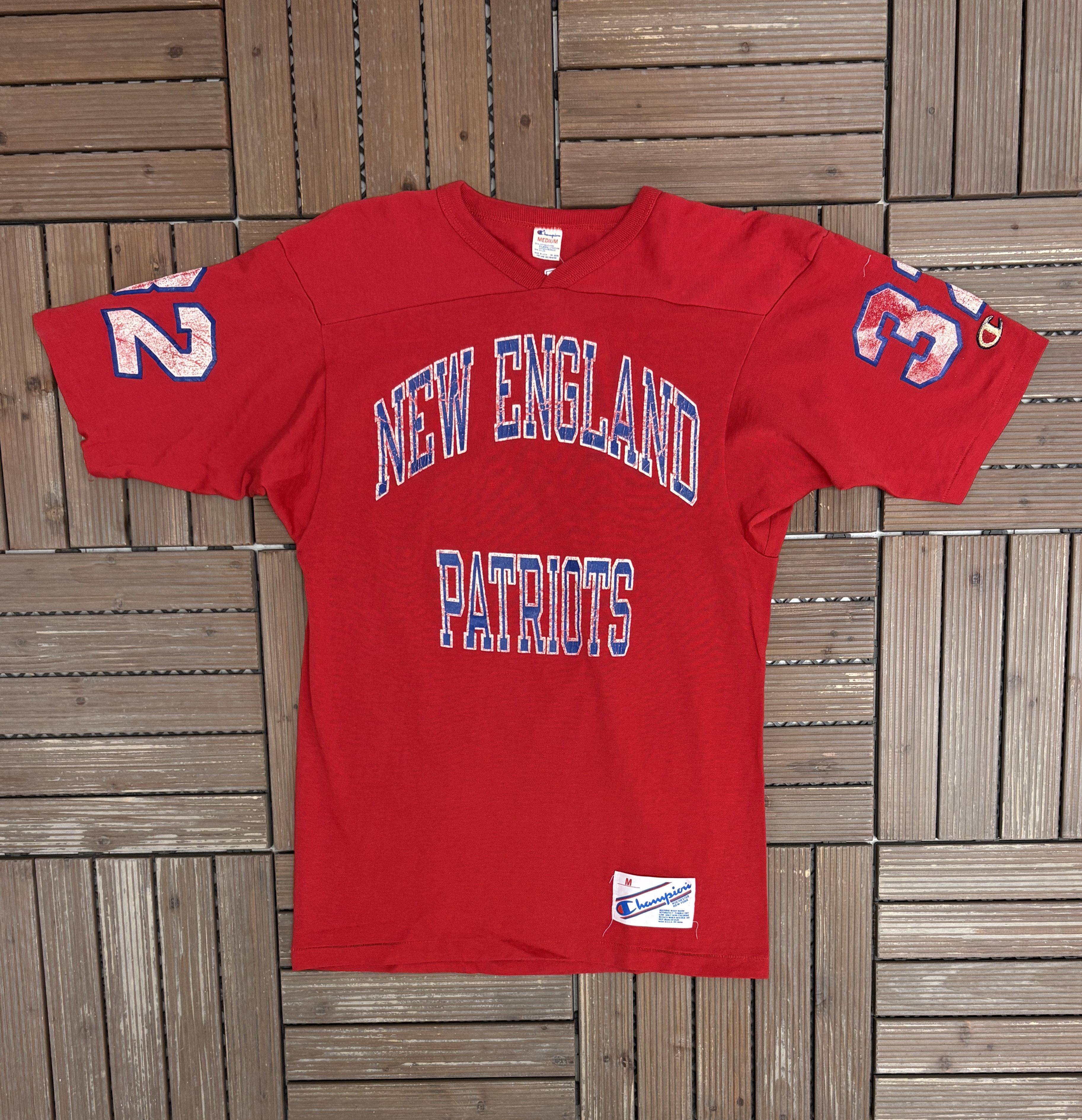 Champion New England Patriots Vintage Made in USA T-Shirt Tee Size US M / EU 48-50 / 2 - 1 Thumbnail