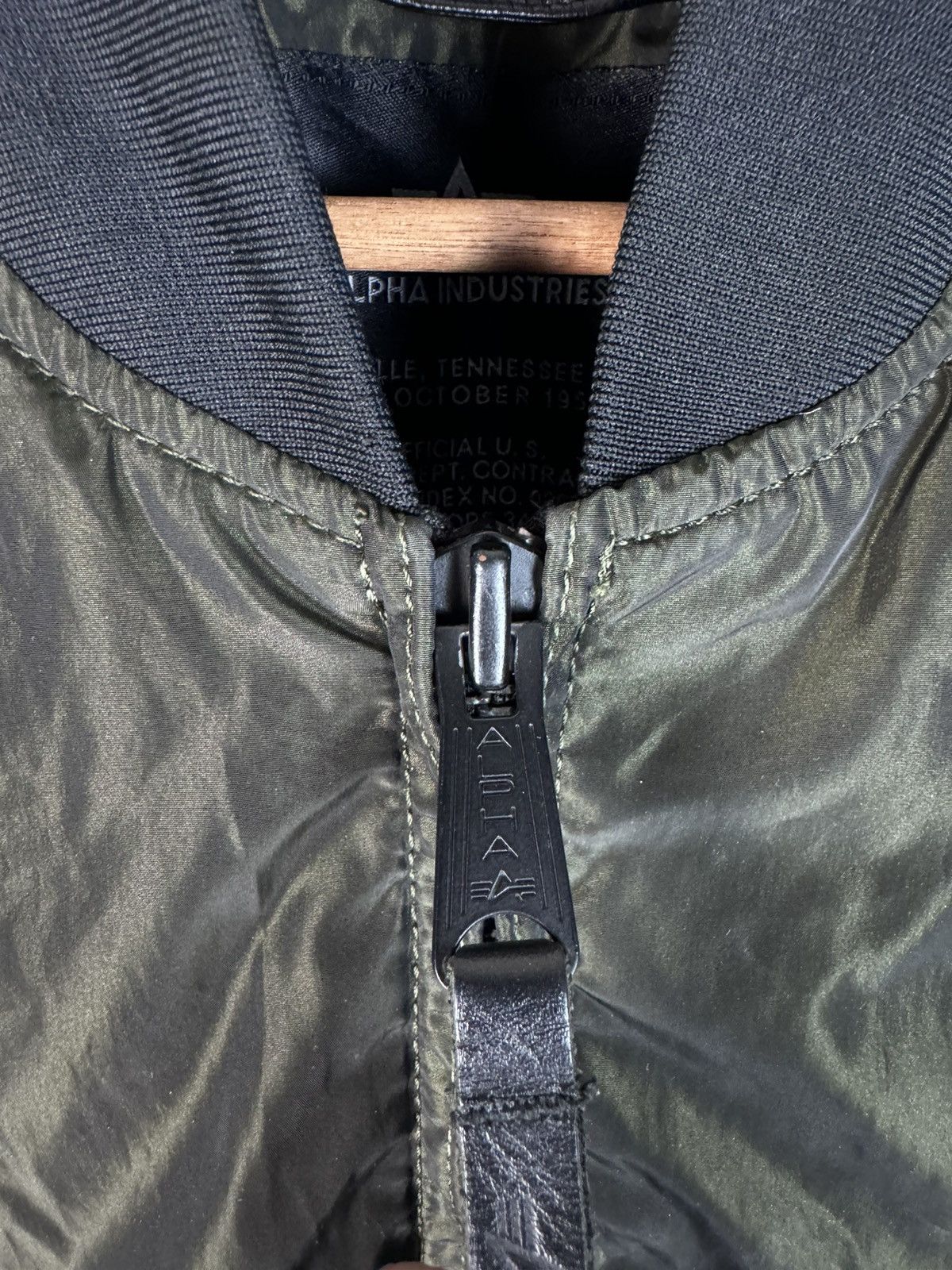 Alpha Industries VINTAGE ALPHA INDUSTRIES MA1 MAN INTERMEDIATE BOMBER JACKET Size US M / EU 48-50 / 2 - 6 Thumbnail