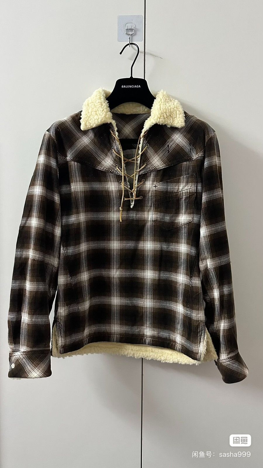 Number (N)ine Number (N)ine shearling shirt coat jacket 09AW Size US M / EU 48-50 / 2 - 2 Thumbnail