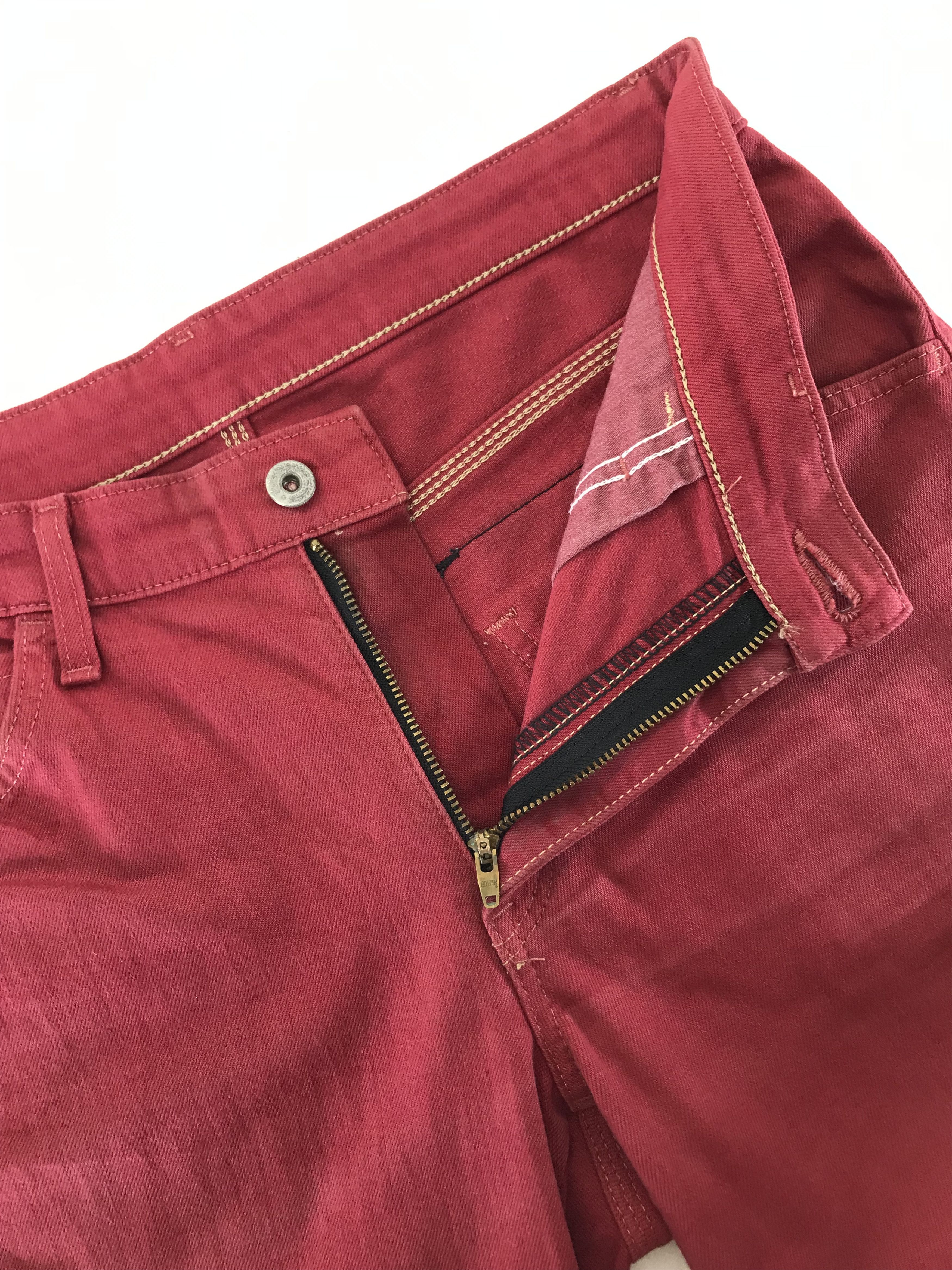 Edwin Vintage Edwin 503 Red Jeans Size US 32 / EU 48 - 9 Thumbnail