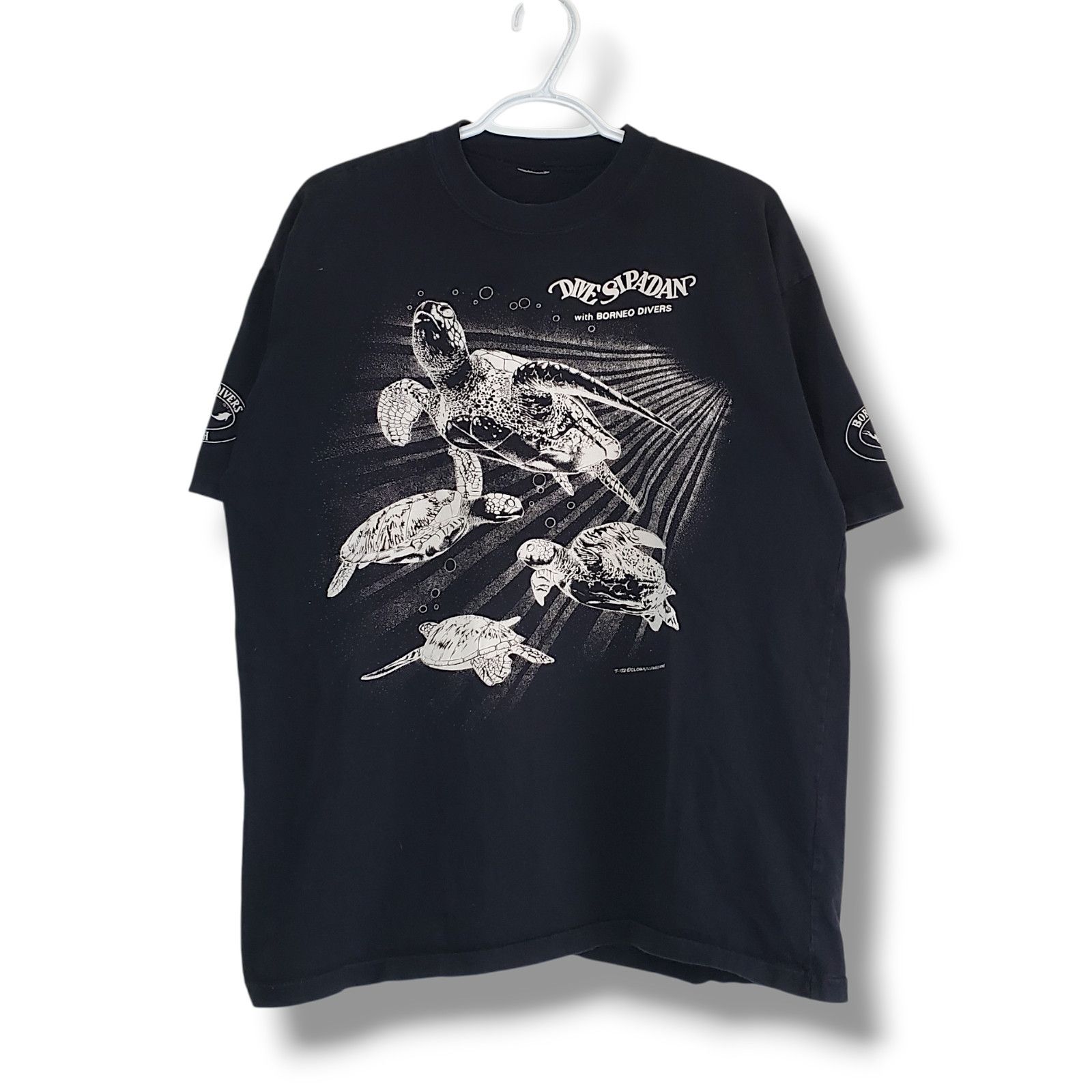 Vintage Vintage 90s Turtles Nature Graphic Shirt Black Size XL Size US XL / EU 56 / 4 - 1 Thumbnail