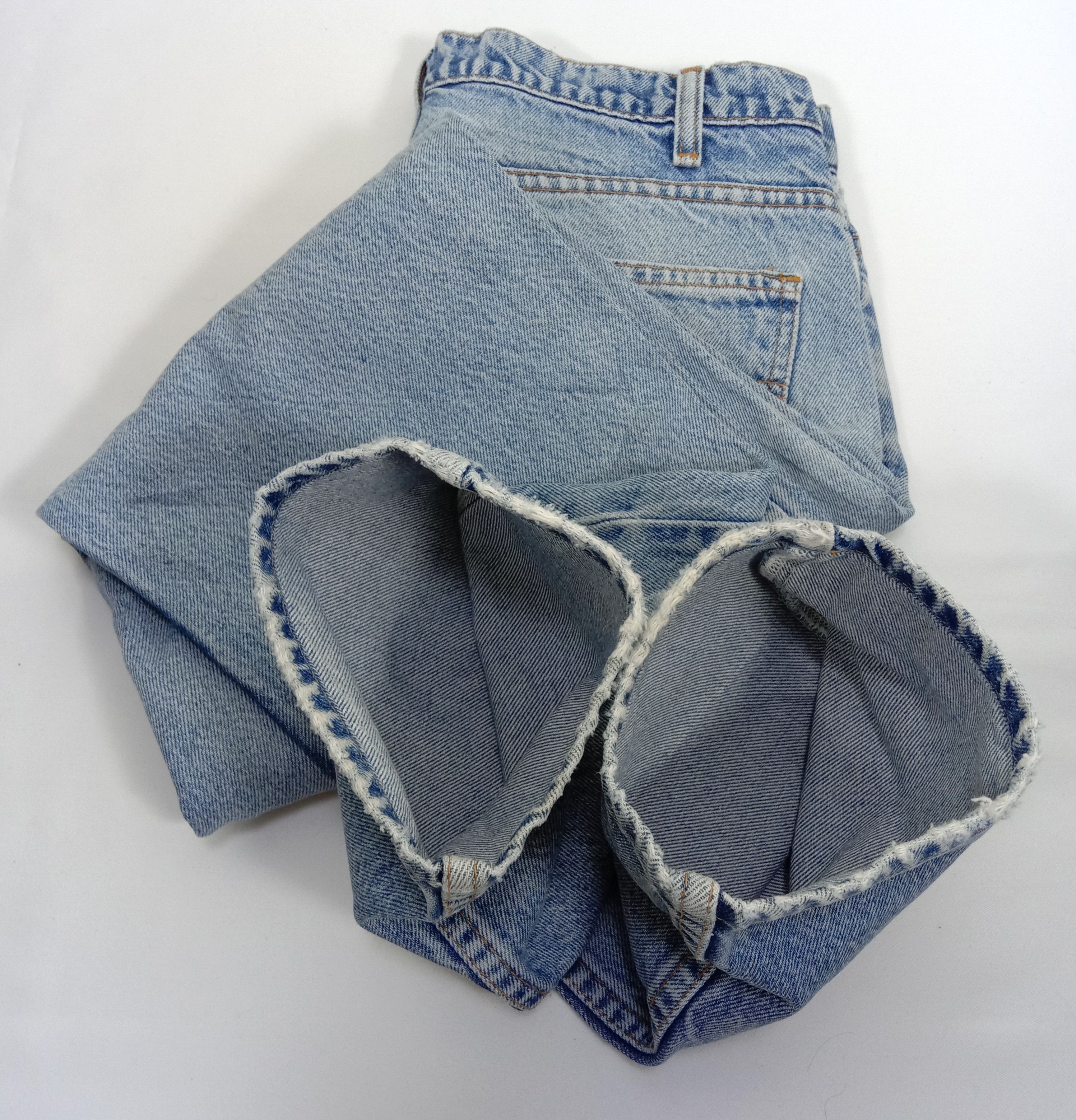 Levi's Vintage 90s Levi's 505 Jeans Orange Tab Faded Blue Denim Size US 31 - 13 Thumbnail