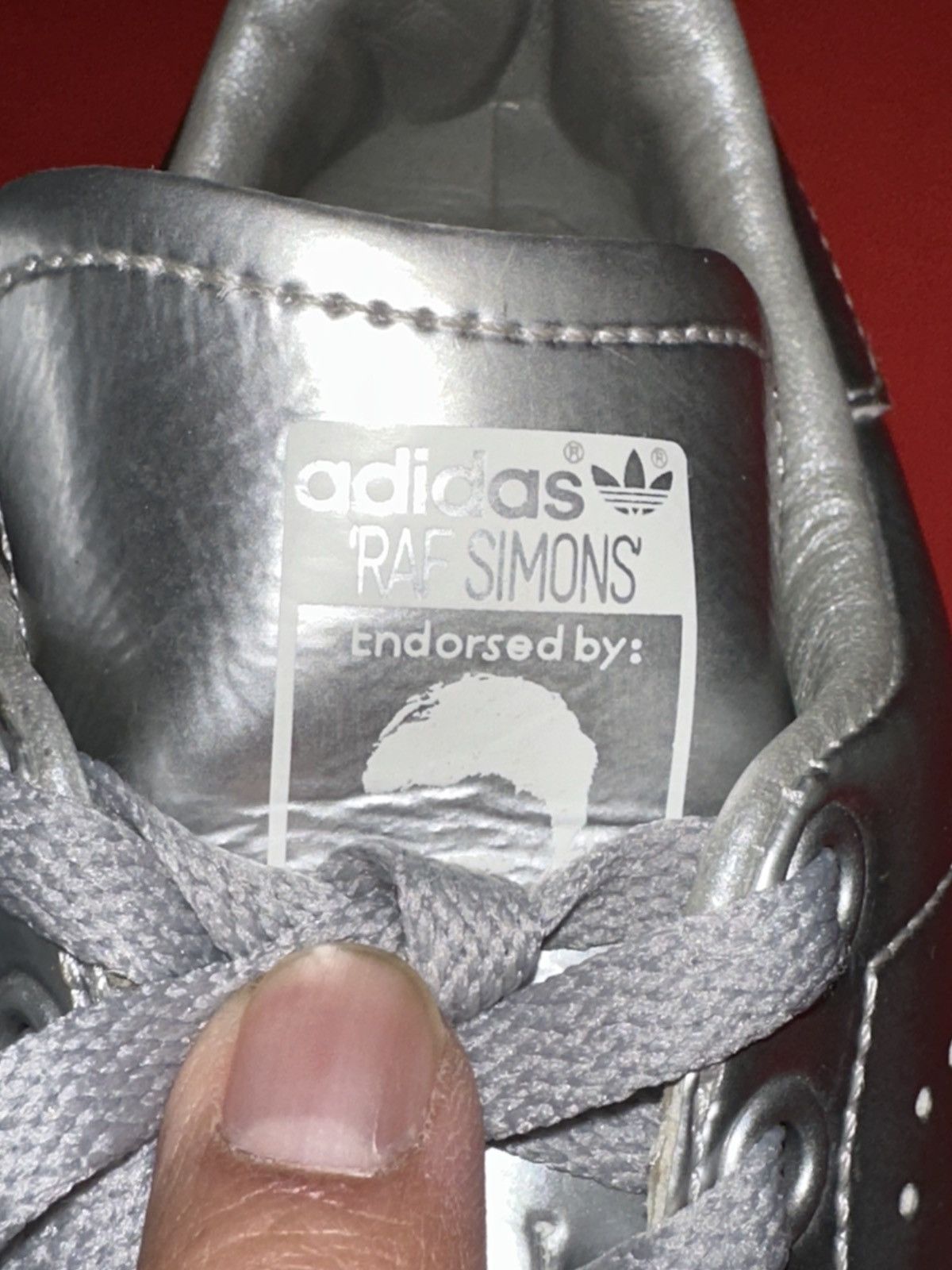 Adidas × Raf Simons Adidas x Raf Simons Stan Smith Silver Bullet Sneakers 5.5 US Size US 5.5 / EU 38 - 3 Thumbnail