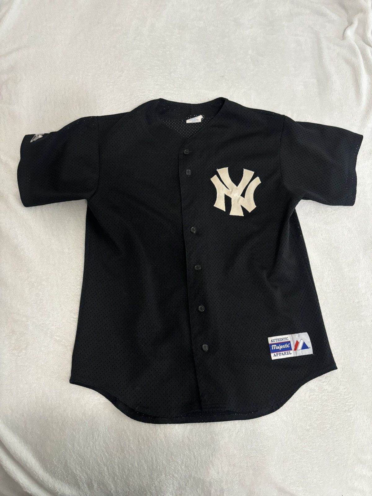 Other Vintage Majestc New York Yankees Black Mesh Jersey Baseball Size US M / EU 48-50 / 2 - 2 Thumbnail