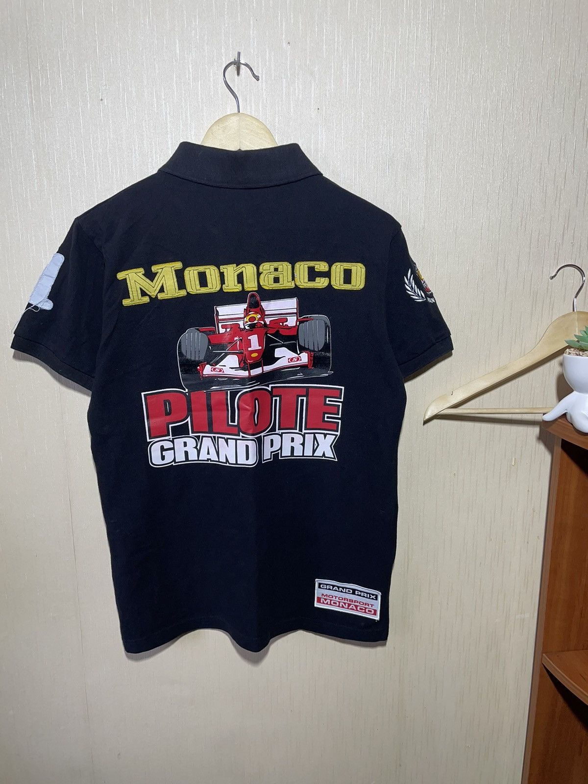Vintage Monaco Grand Prix vintage racing polo shirt Size US M / EU 48-50 / 2 - 3 Thumbnail