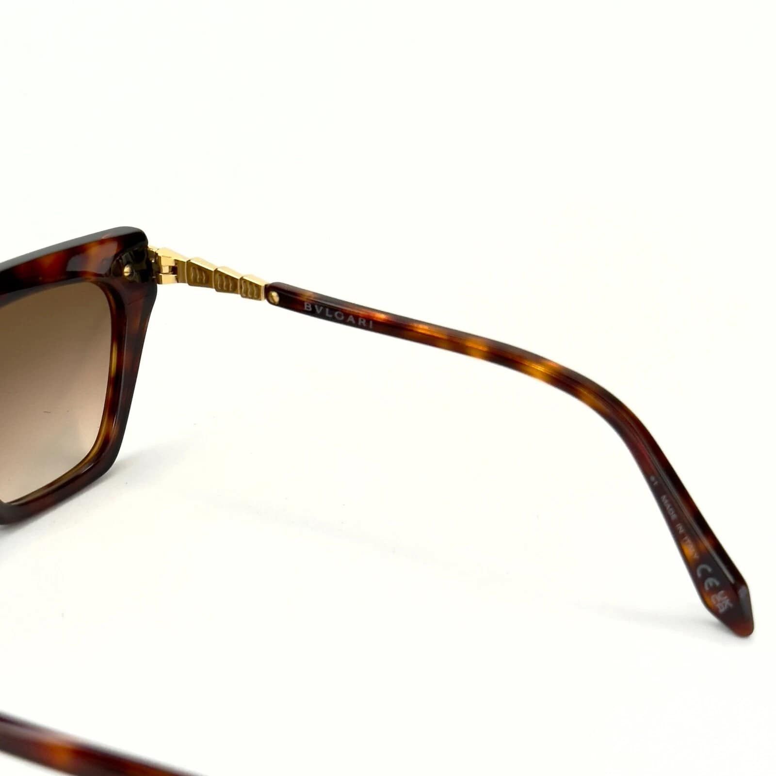 Bvlgari BVLGARI 40031 Serpenti Viper BV40031I Brown Sunglasses 54F Size ONE SIZE - 8 Thumbnail