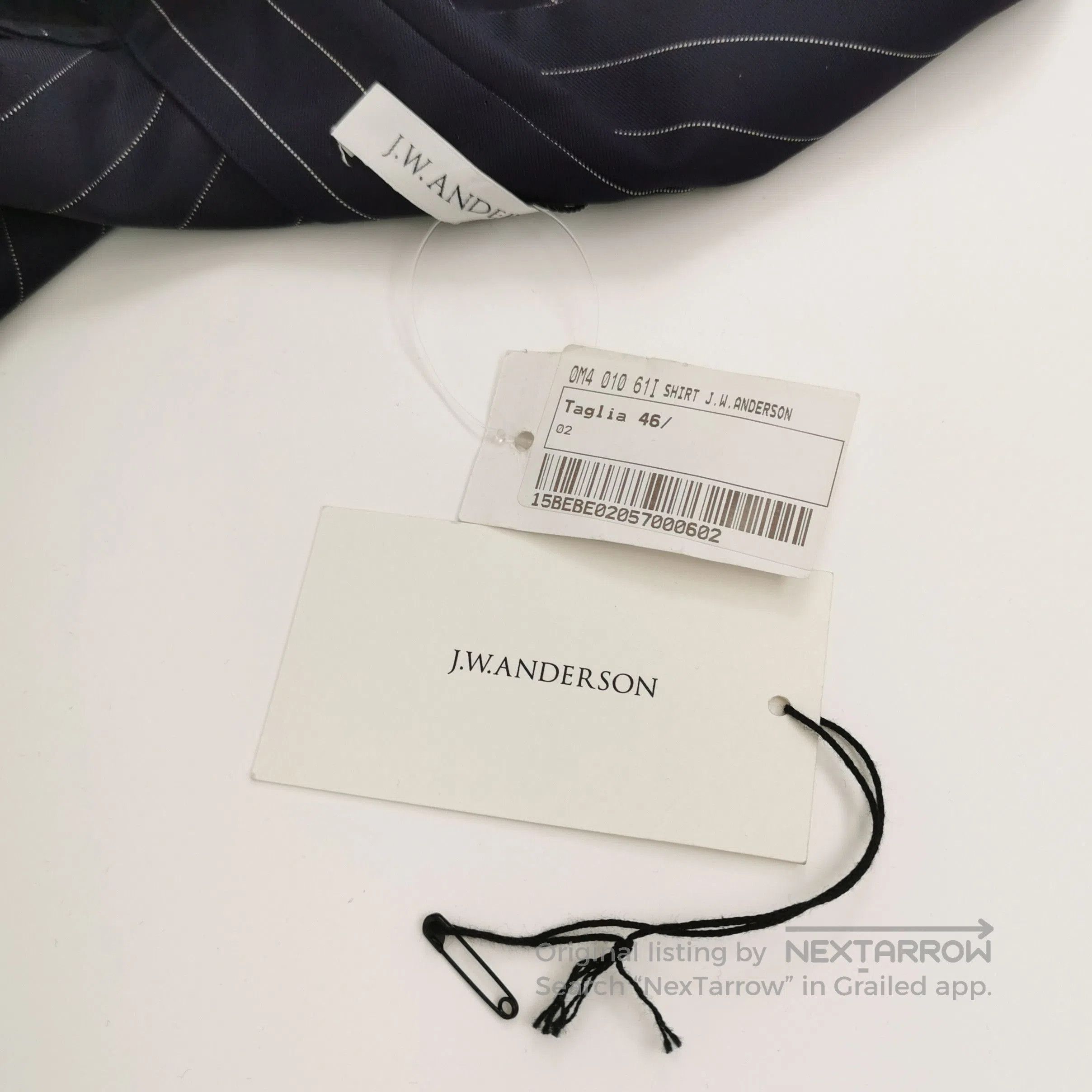 JW Anderson J.W.Anderson Wool Striped Wrap Tailored Pants. Size US 30 / EU 46 - 6 Thumbnail