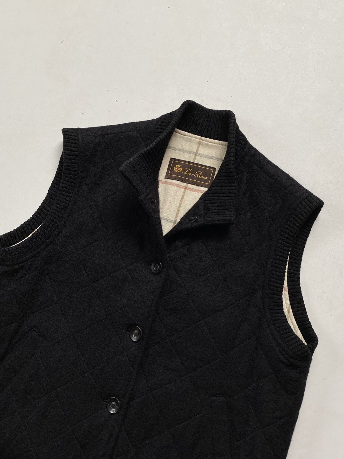 Loro Piana 🔥RRP 2400$ Loro Piana Diamond Quilted 100% Cashmere Vest Size S / US 4 / IT 40 - 3 Thumbnail