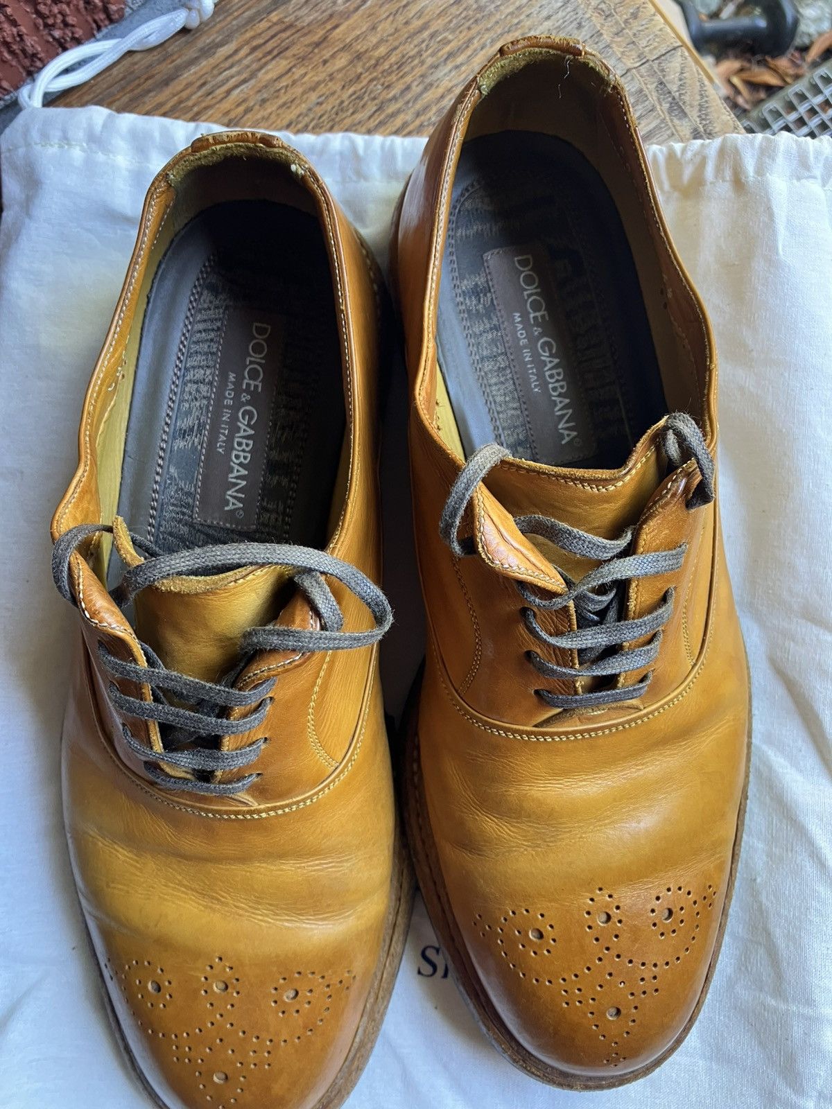Dolce & Gabbana Beautiful Oxford Brogues Formal Shoes Size US 7.5 / EU 40-41 - 3 Thumbnail