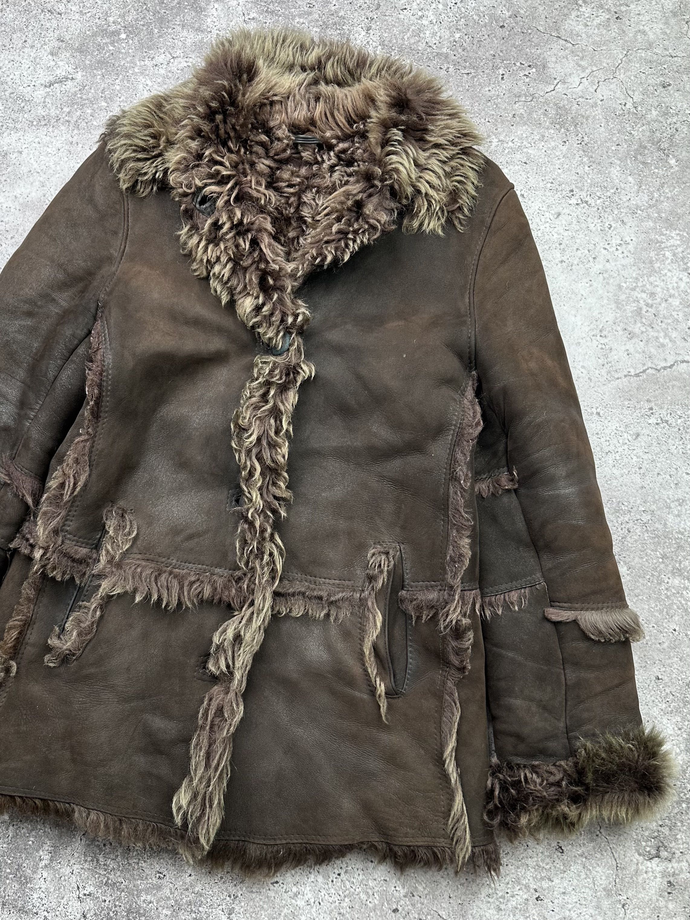Japanese Brand Vintage Real Sheepskin Coat C267(V97) Size M / US 6-8 / IT 42-44 - 3 Thumbnail