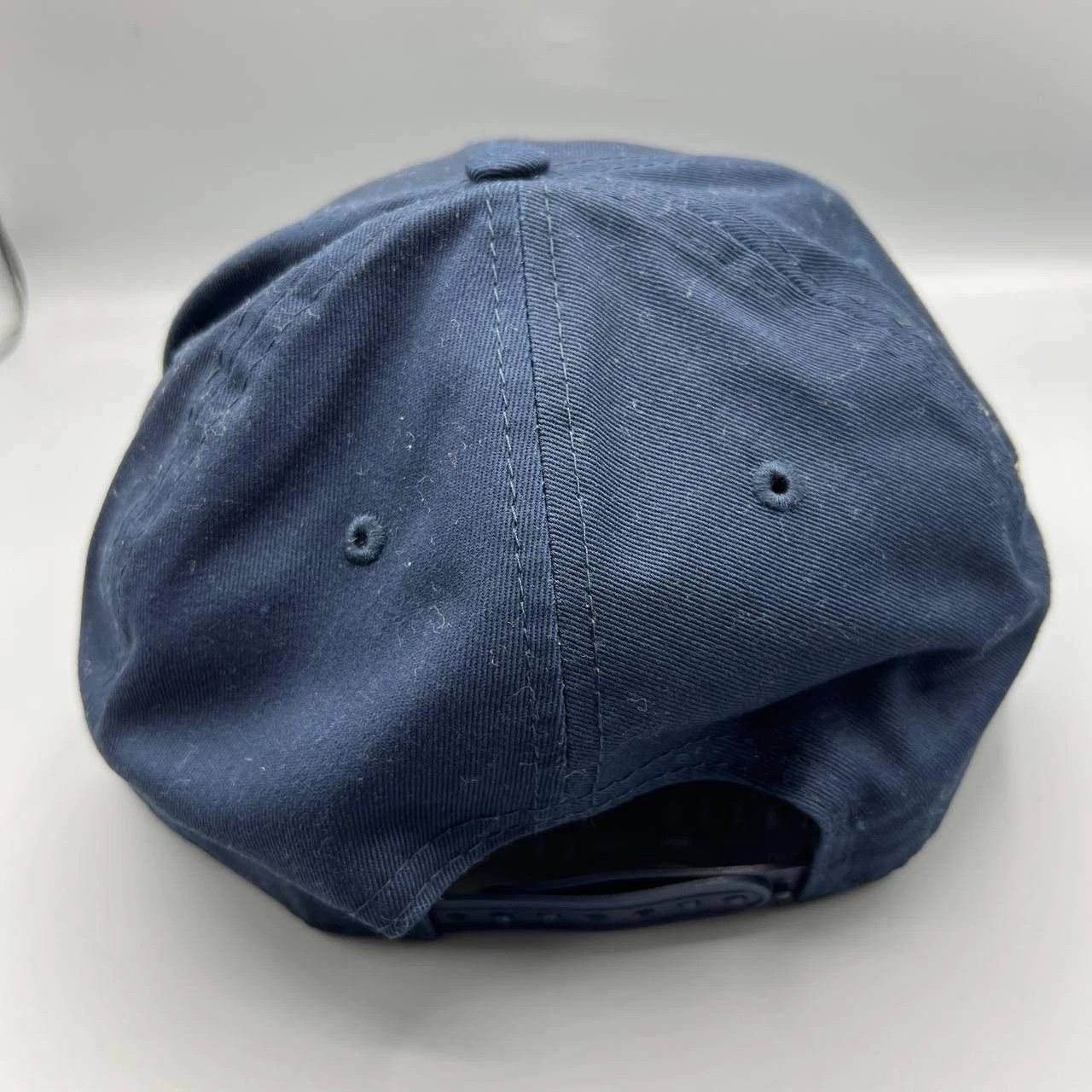New Era Martell Hat Men Navy Blue Embroidered Snap Back Cap Size ONE SIZE - 8 Thumbnail