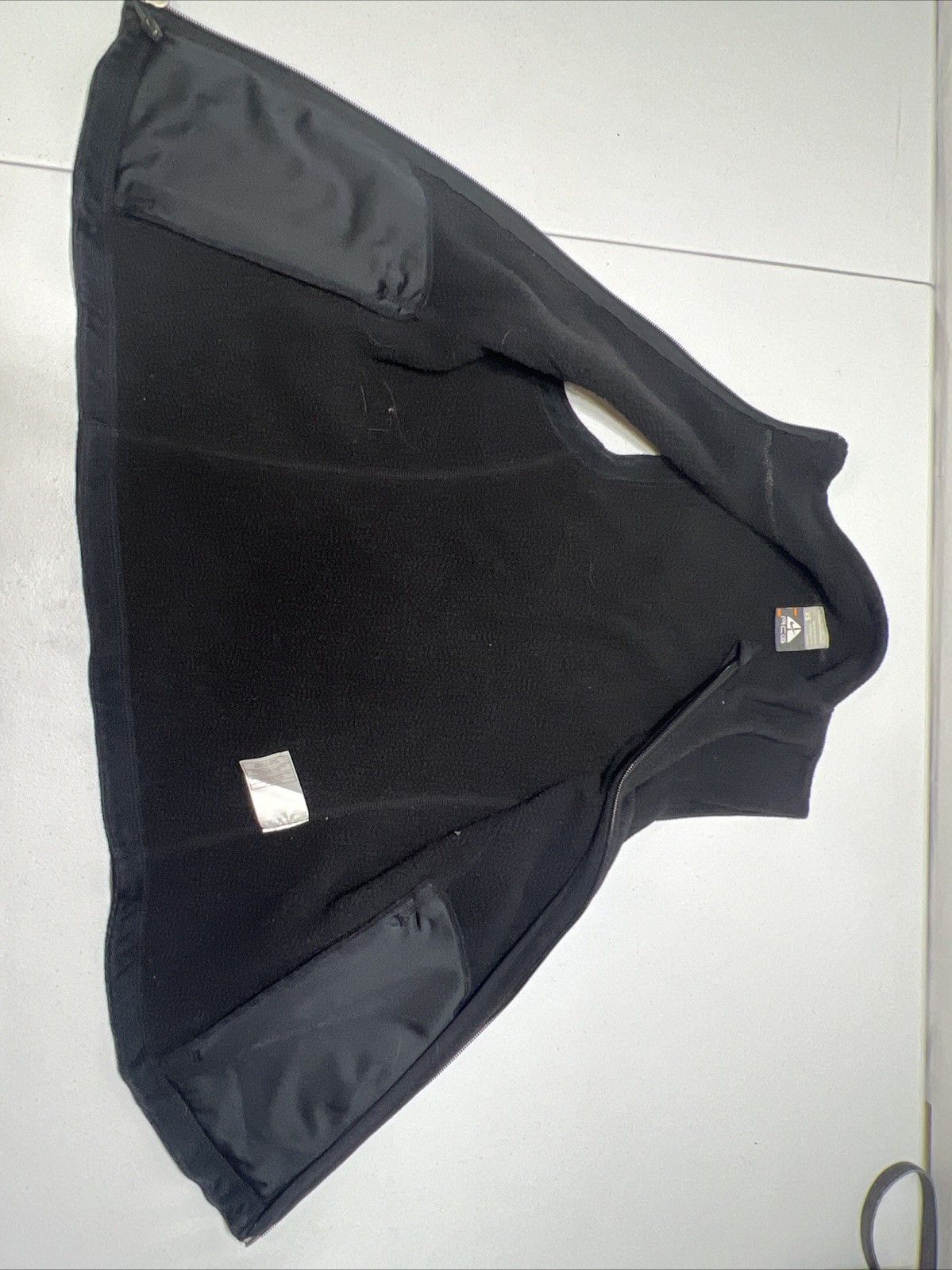 Nike Vintage Nike ACG Black Fleece Full Zip Vest Men’s Large XS Size US XS / EU 42 / 0 - 6 Thumbnail