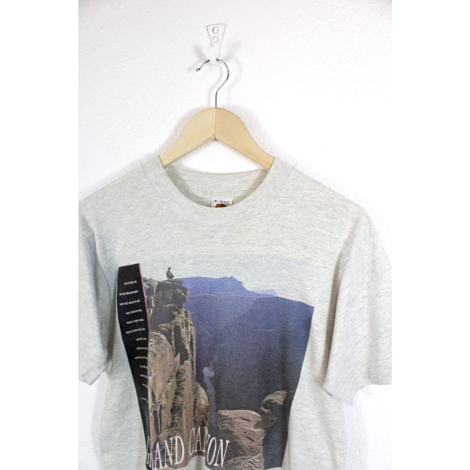 Vintage Vintage Grand Canyon Graphic Picture Tee T-shirt 90s USA Size US M / EU 48-50 / 2 - 2 Thumbnail