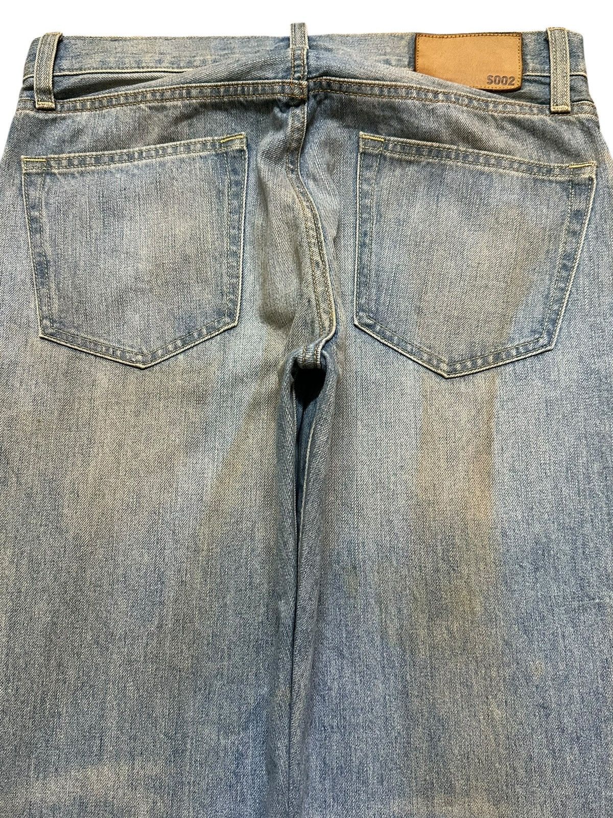 Uniqlo Vintage Japanese Uniqlo Blue Mud Wash Faded Style Loose Fit Size US 31 - 5 Thumbnail