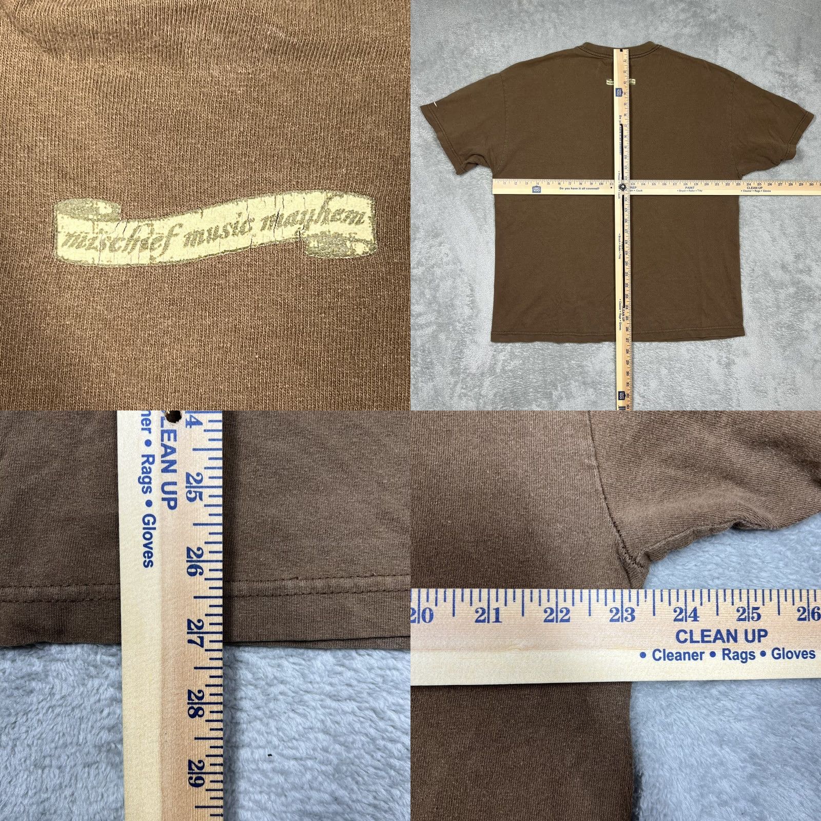 Vintage VINTAGE Atticus T-Shirt Mens XL Brown Crew Neck Short Sleeve Blink-182 Y2K Mischief Music Mayhem Punk Logo Adult Mens Size US XL / EU 56 / 4 - 9 Thumbnail