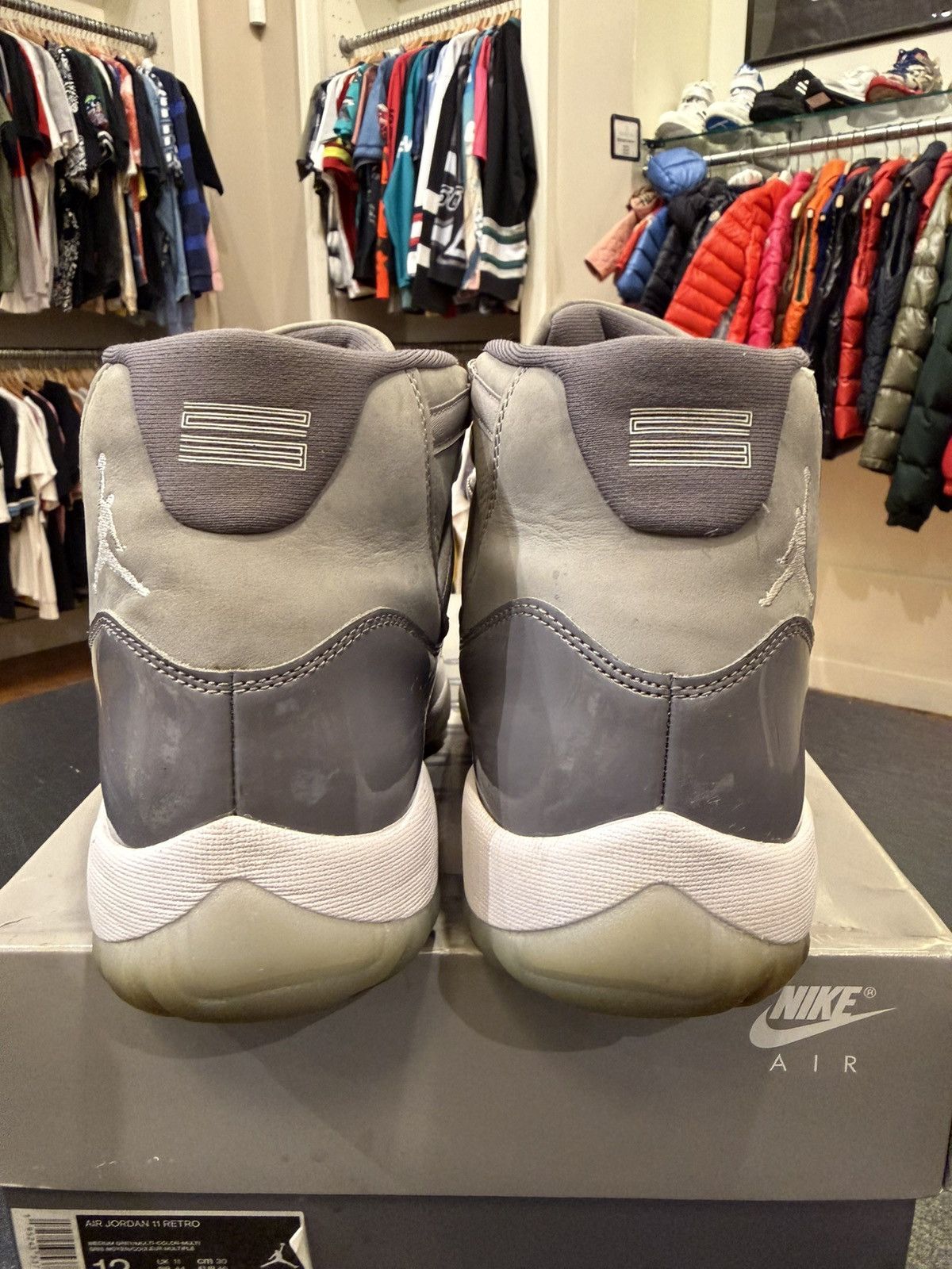 Jordan Brand Jordan 11 Retro ‘Cool Grey’ Size US 12 / EU 45 - 3 Thumbnail