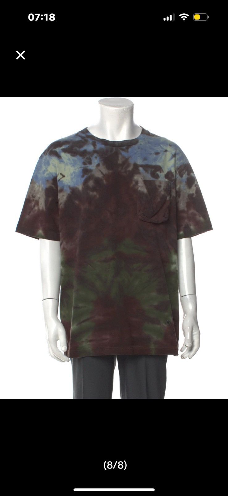 Louis Vuitton Lv tie die tee Size US M / EU 48-50 / 2 - 6 Thumbnail