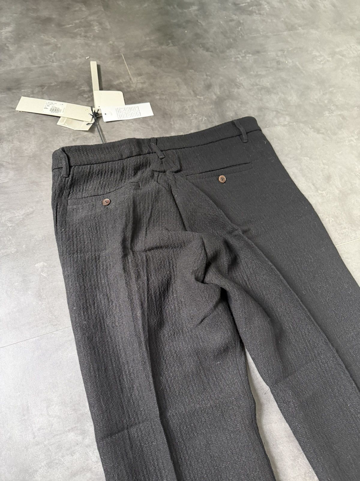 Rick Owens F/W 11 "LIMO" Textured Mohair & Wool Trousers Rick Owens Size US 34 / EU 50 - 10 Thumbnail