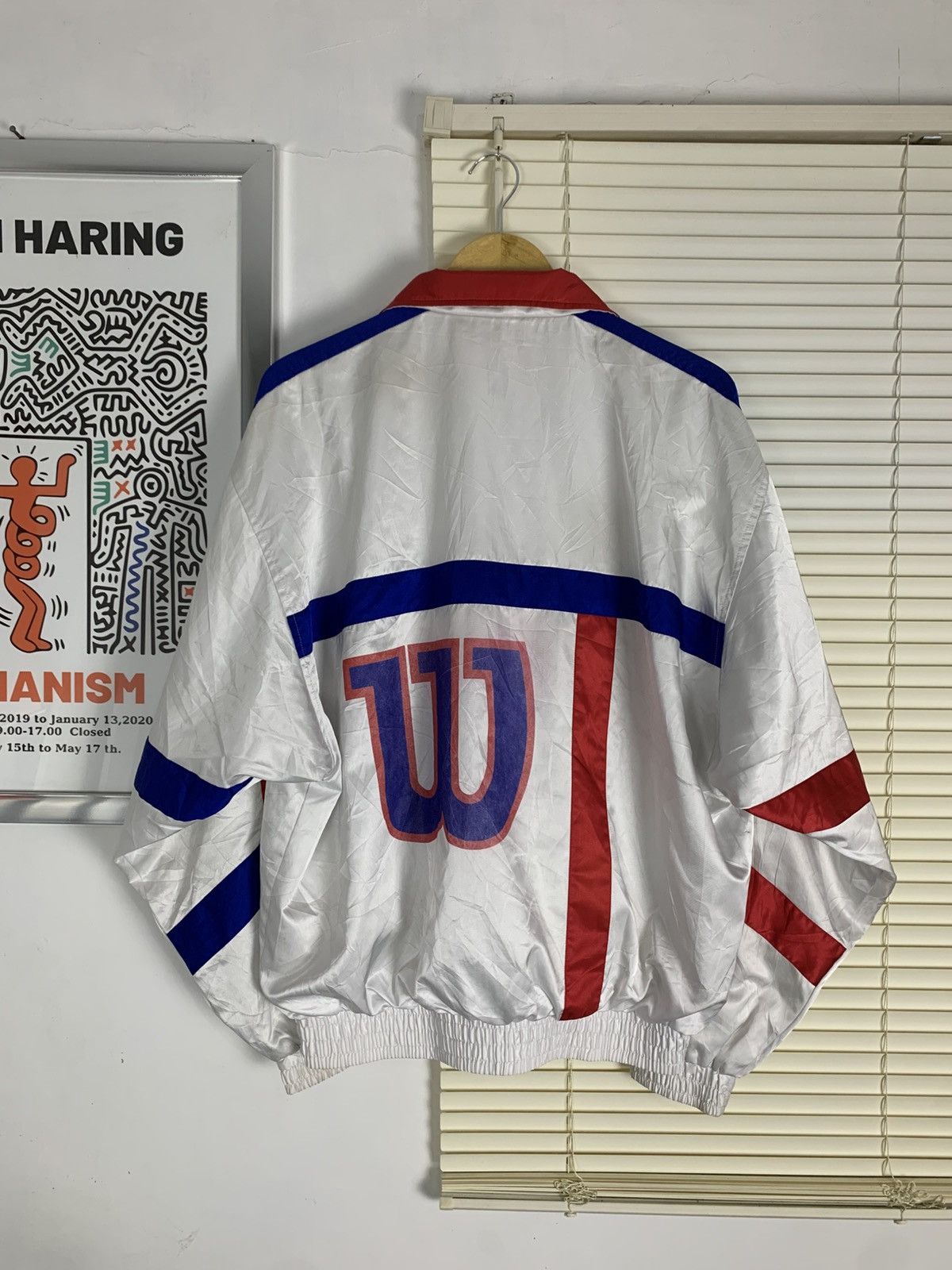 Vintage × Wilson Vintage 90s Wilson Oversized Tennis Jacket Size US L / EU 52-54 / 3 - 9 Thumbnail