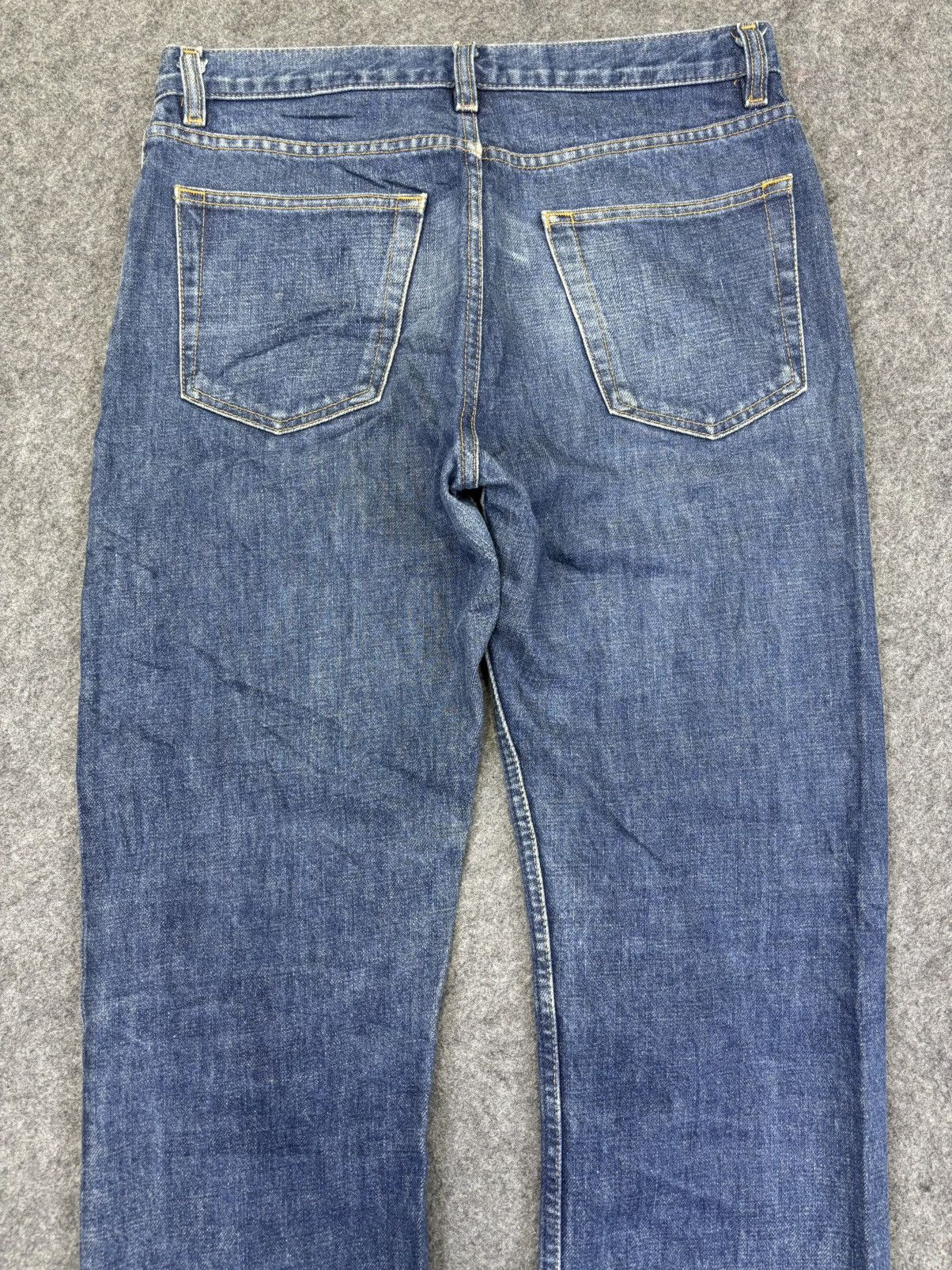 Helmut Lang 💥Vintage Helmut Lang💥90s Classic Raw Italian Cut Denim K12 Size US 29 - 12 Thumbnail