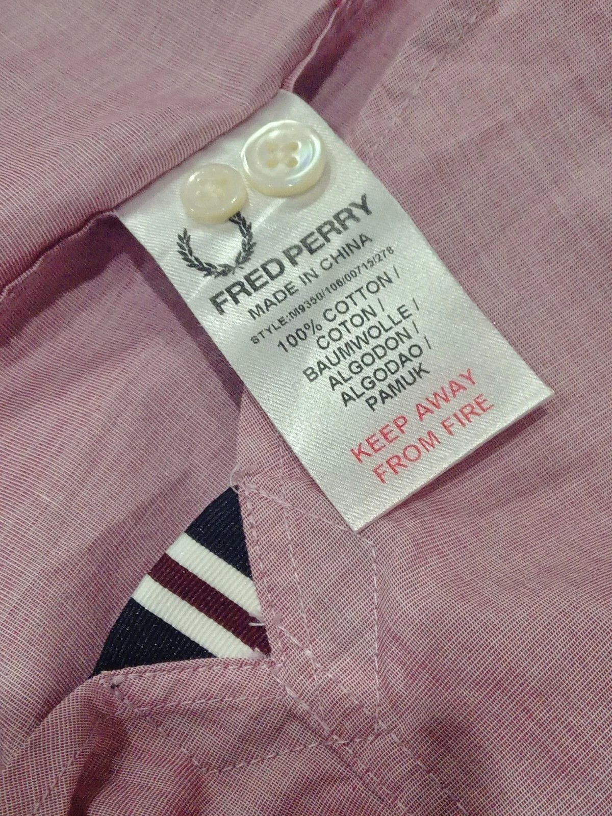 Fred Perry Fred Perry Short Sleeve Logo Shirt Size XS Size US XS / EU 42 / 0 - 7 Thumbnail