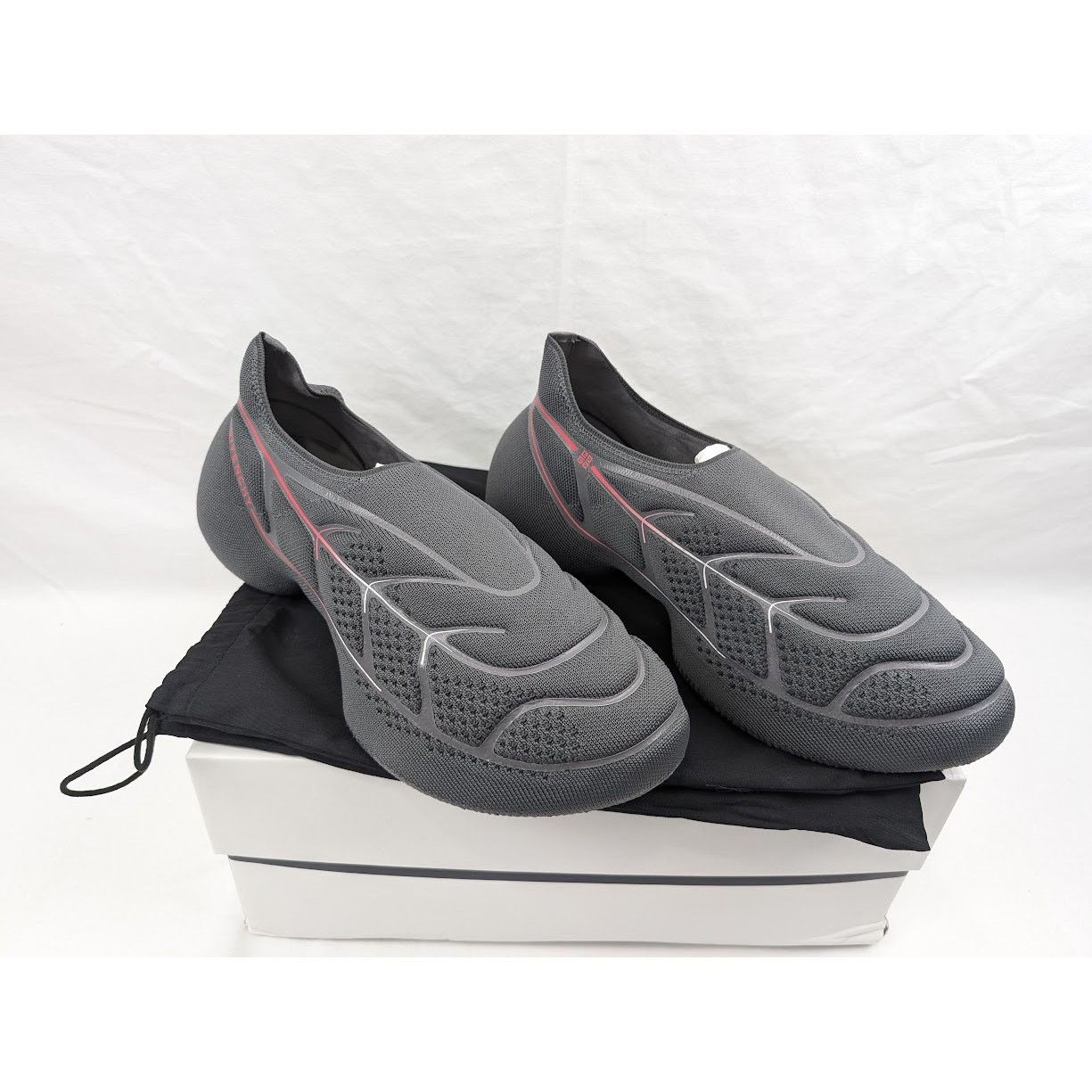 Givenchy o1rshd1 TK-360 Plus Sneakers in Grey/Red Size US 12 / EU 45 - 20 Thumbnail