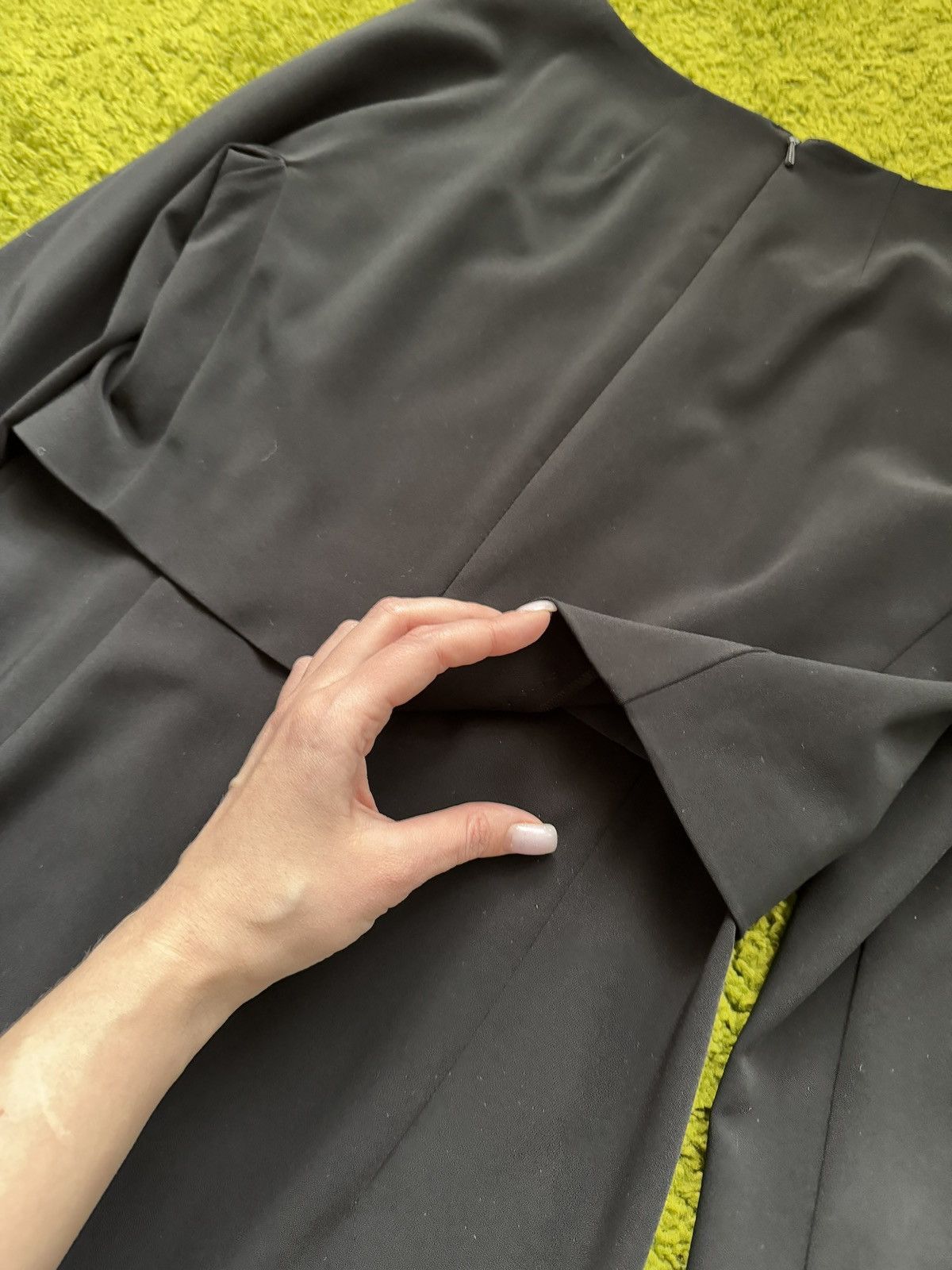 Designer × Max Mara × Weekend Max Mara Max Mara Weekend minimalist black dress Size M / US 6-8 / IT 42-44 - 3 Thumbnail