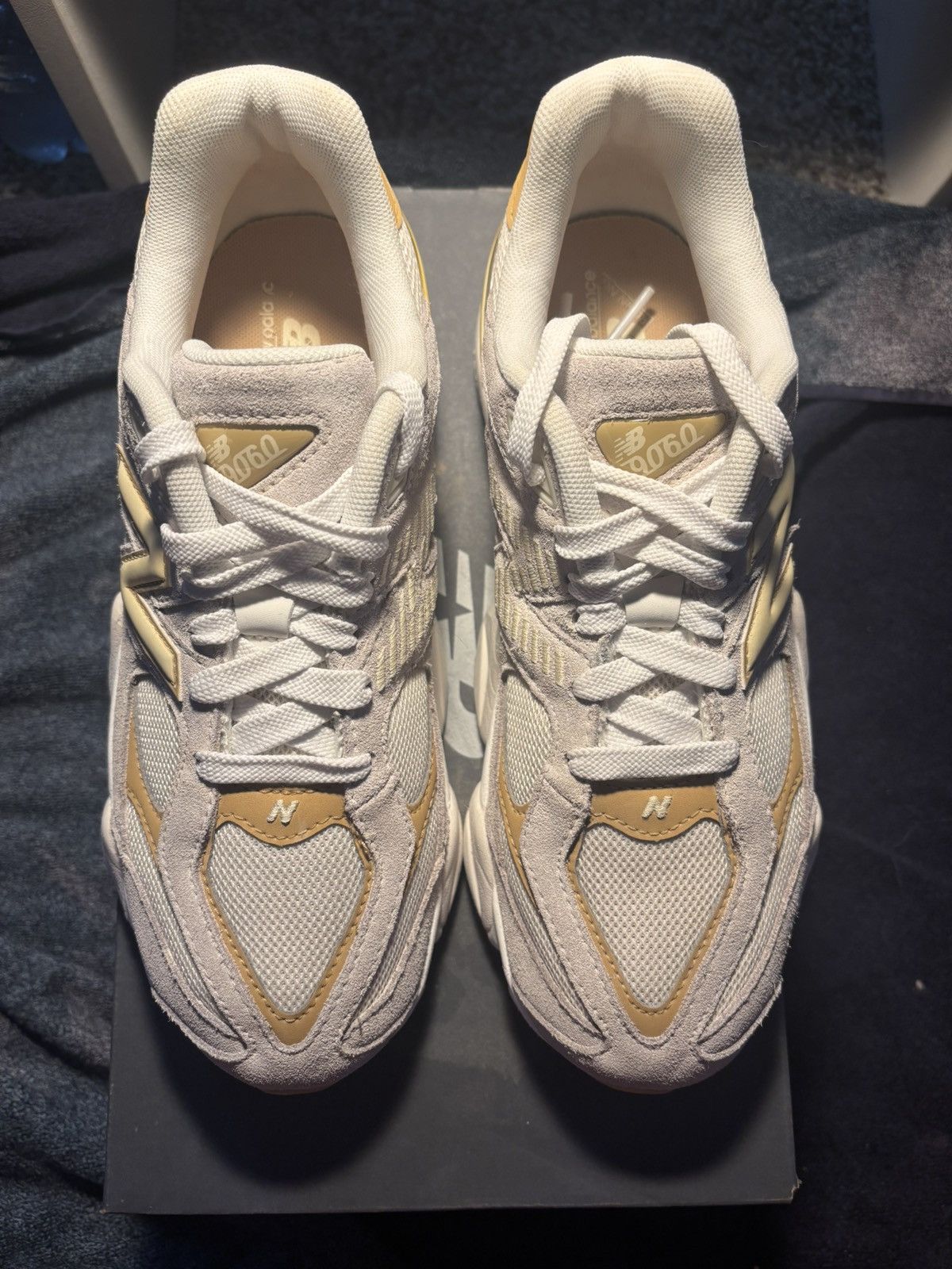 New Balance New Balance White Brown burn Size US 6.5 / EU 39-40 - 11 Thumbnail