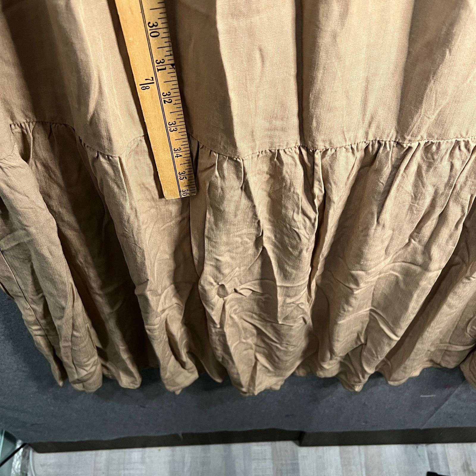 Other Laurie Felt Sleeveless Tiere Maxi Dress Brown Sand Size M Size M / US 6-8 / IT 42-44 - 6 Thumbnail