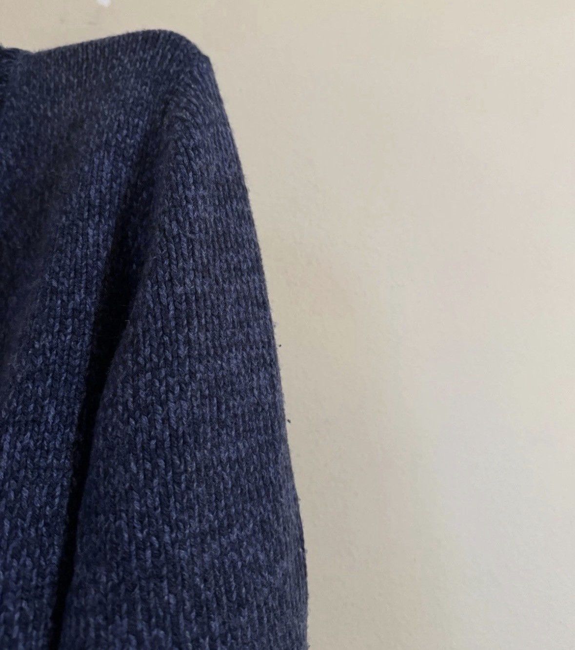 Brunello Cucinelli Brunello Cucinelli 100% Cashmere Shawl Cardigan Sweater Navy Size US M / EU 48-50 / 2 - 5 Thumbnail