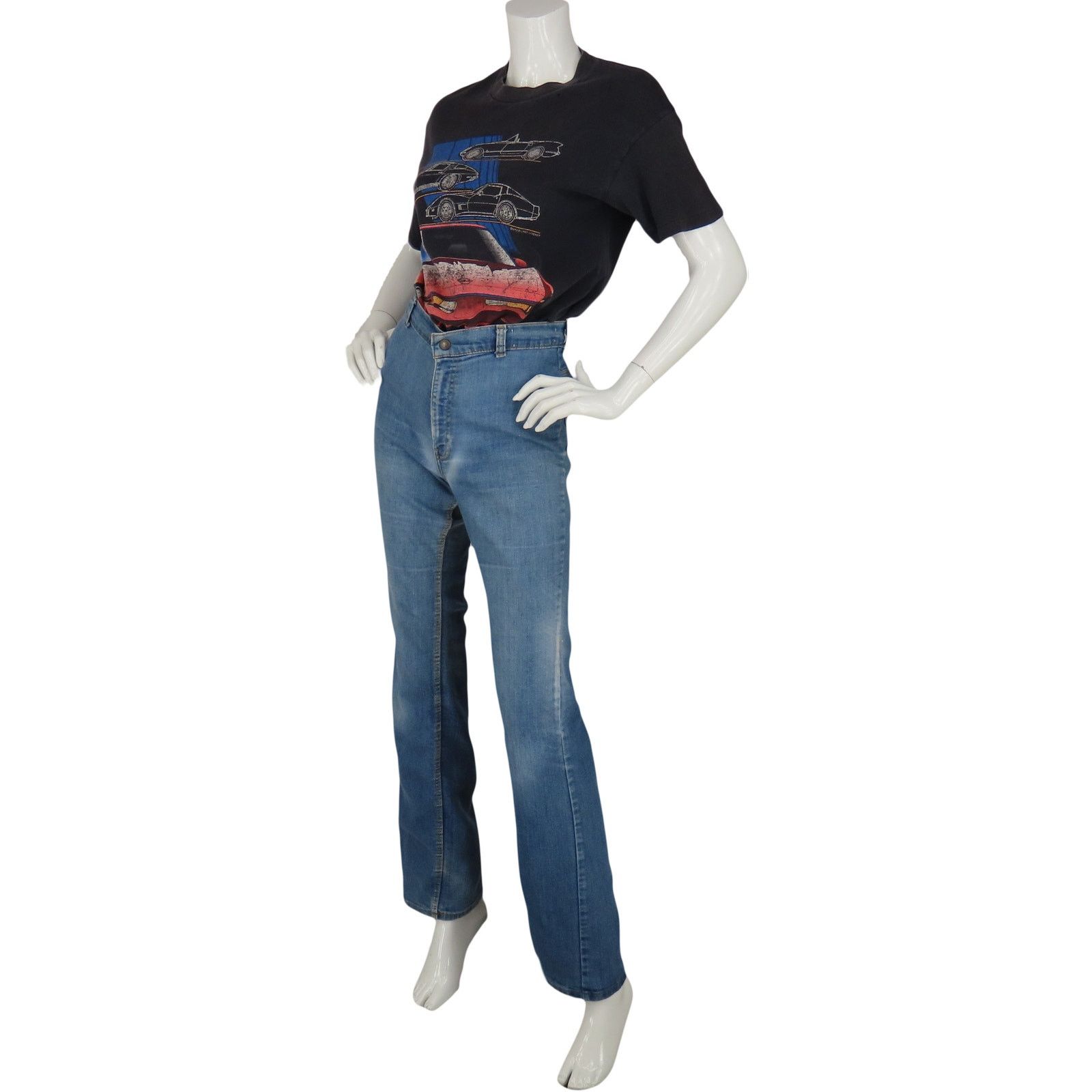 Vintage Vintage 90s Corvette C4 Single Stitch T-Shirt Size US XS / EU 42 / 0 - 5 Thumbnail