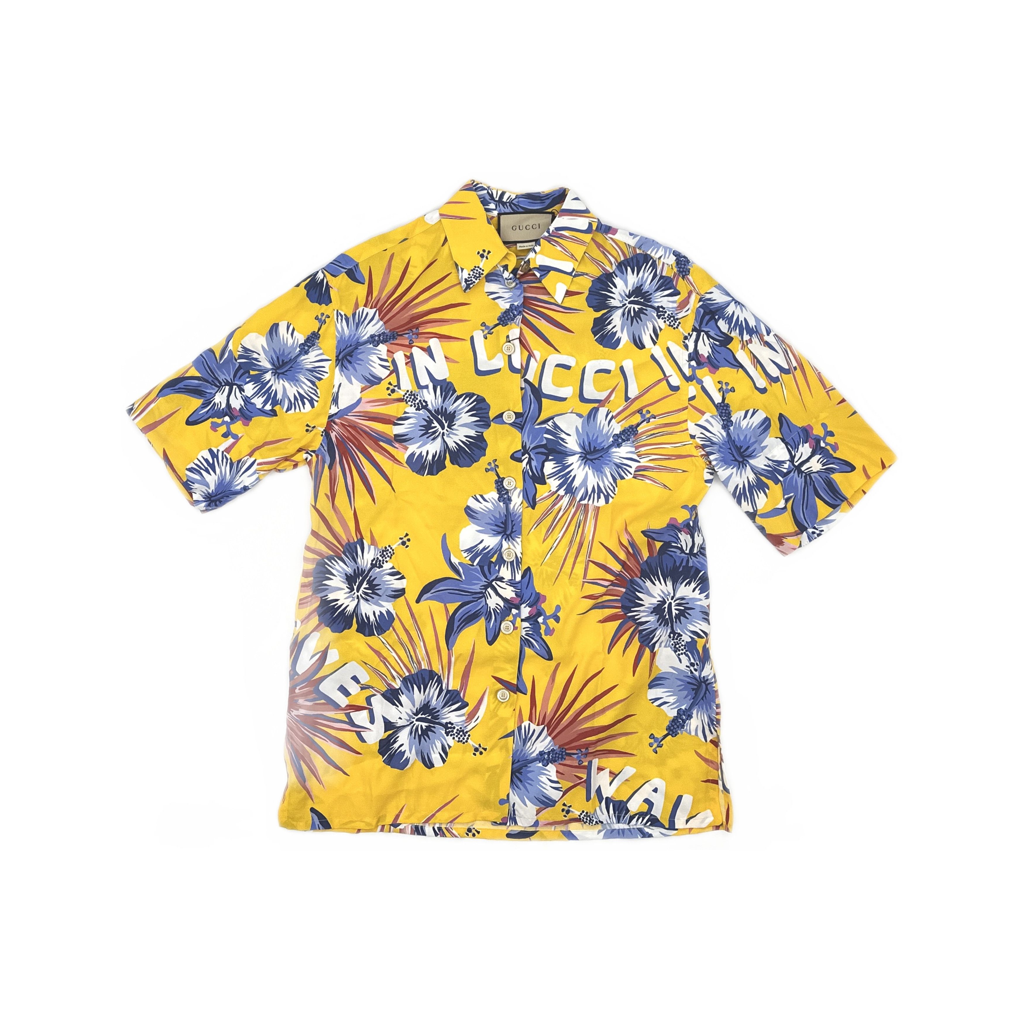 Gucci Gucci Floral Print Button Up Shirt Size 38 Size XS / US 0-2 / IT 36-38 - 1 Thumbnail