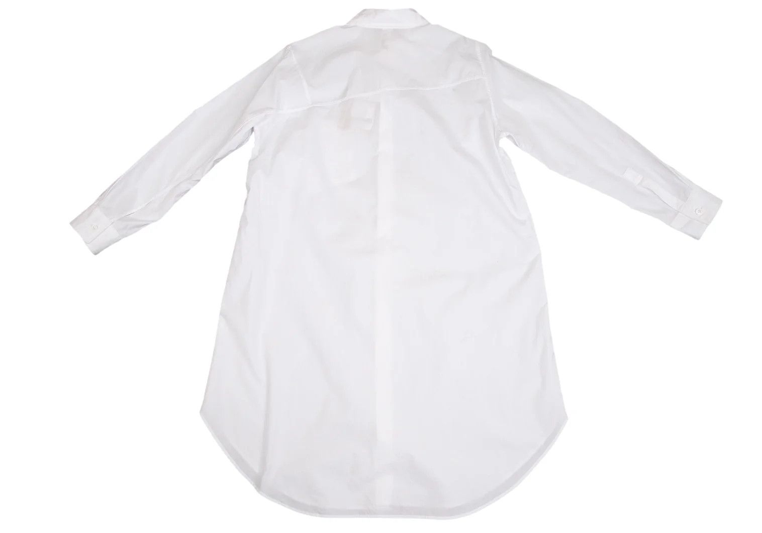 Yohji Yamamoto Cotton Long Sleeve Shirt in White with Sleeve Detail Size US S / EU 44-46 / 1 - 12 Thumbnail