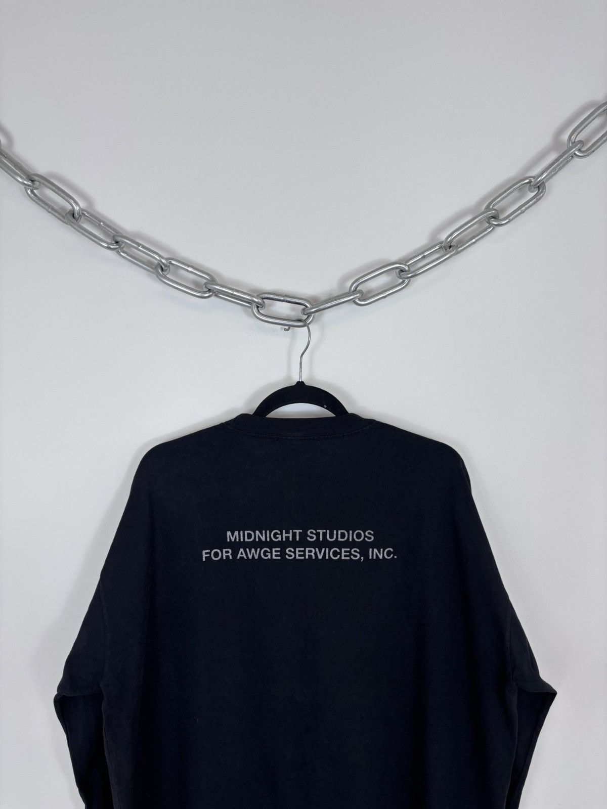 AWGE × Midnight Studios Midnight Studios Shane Gonzales x AWGE Black Long Sleeve Tee Size US L / EU 52-54 / 3 - 17 Thumbnail