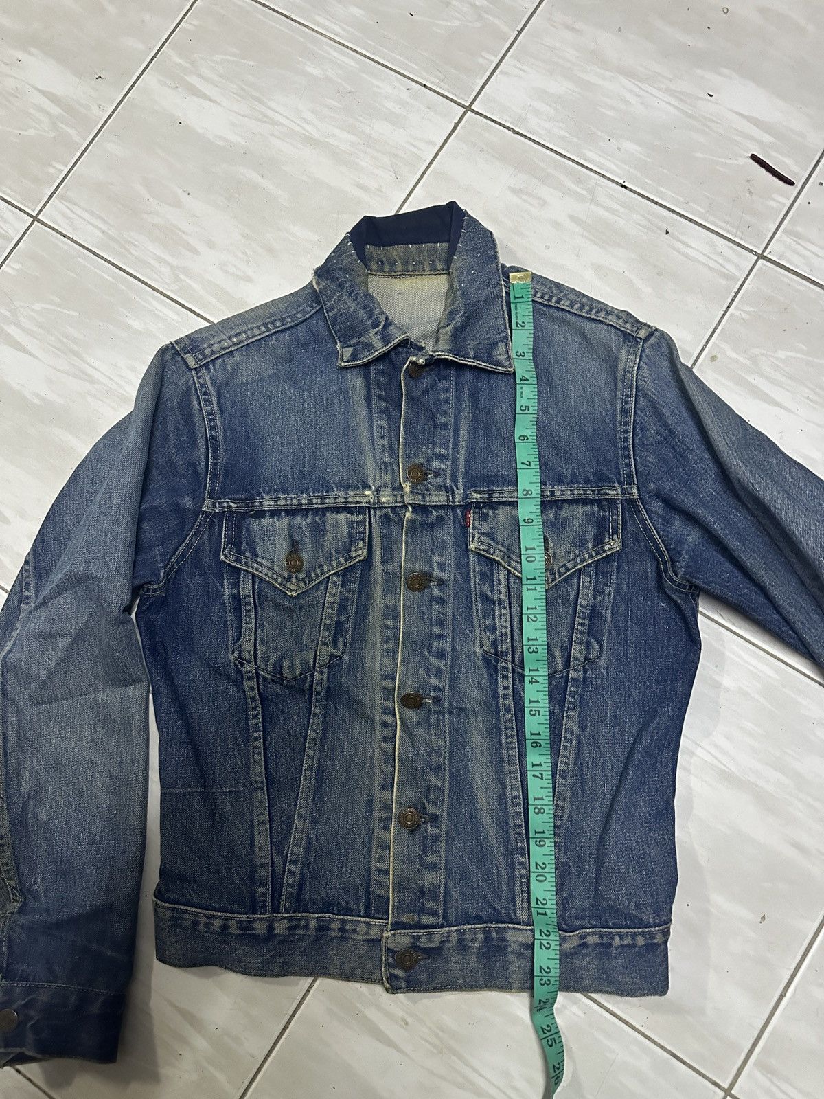Levi's Levis big e 1960’s 557 jacket vintage Size US M / EU 48-50 / 2 - 2 Thumbnail