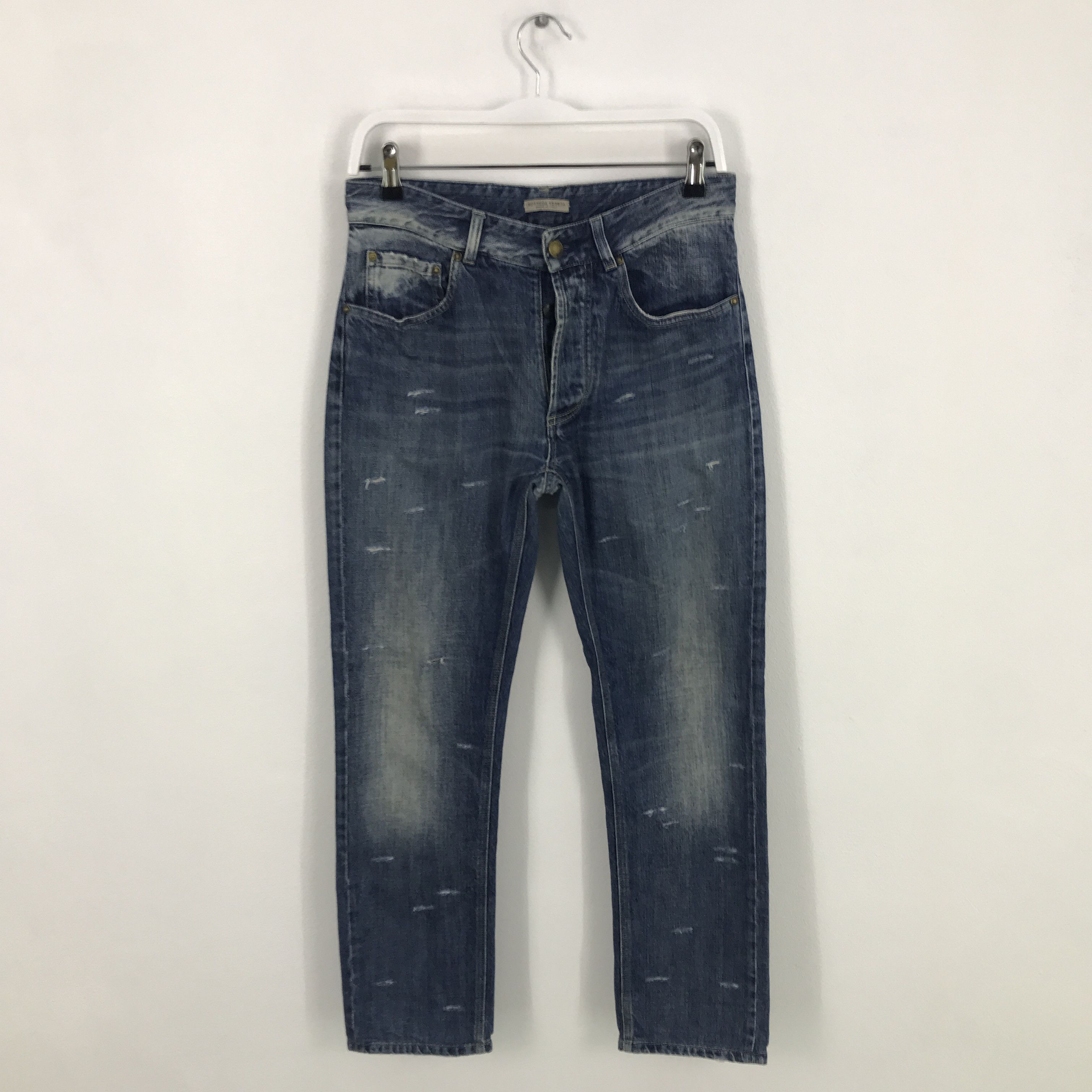 Bottega Veneta × Vintage RARE🔥Bottega veneta distressed Style jeans pants Size US 29 - 1 Thumbnail