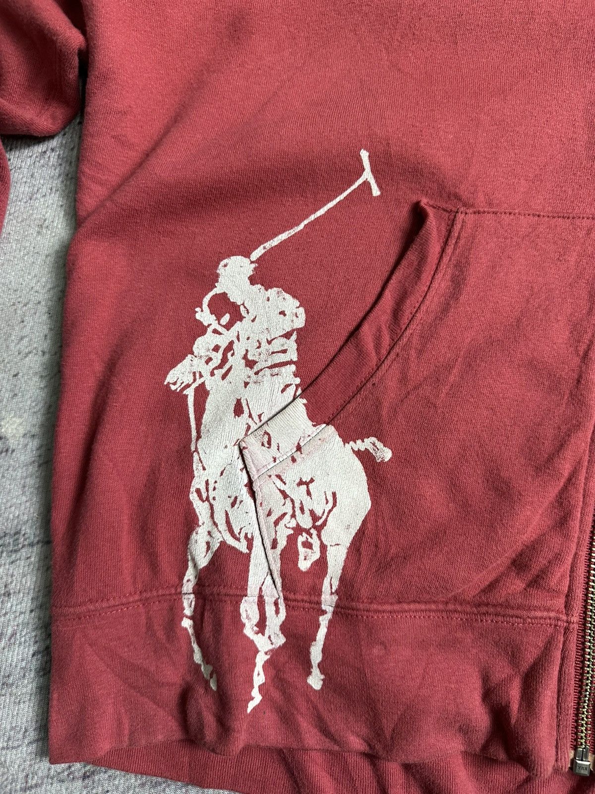 Polo Ralph Lauren × Vintage Vintage Polo Ralph Lauren Rare Logo Zipper Hoodie Size US M / EU 48-50 / 2 - 3 Thumbnail