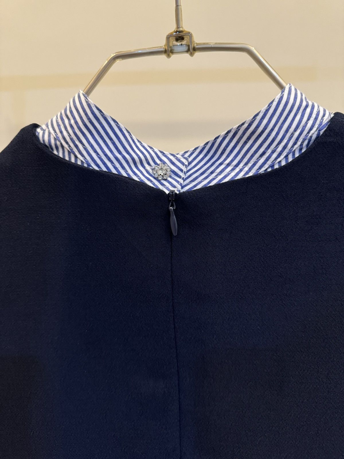 Sandro Sandro Gigi Blue Mini Dress Size M / US 6-8 / IT 42-44 - 3 Thumbnail