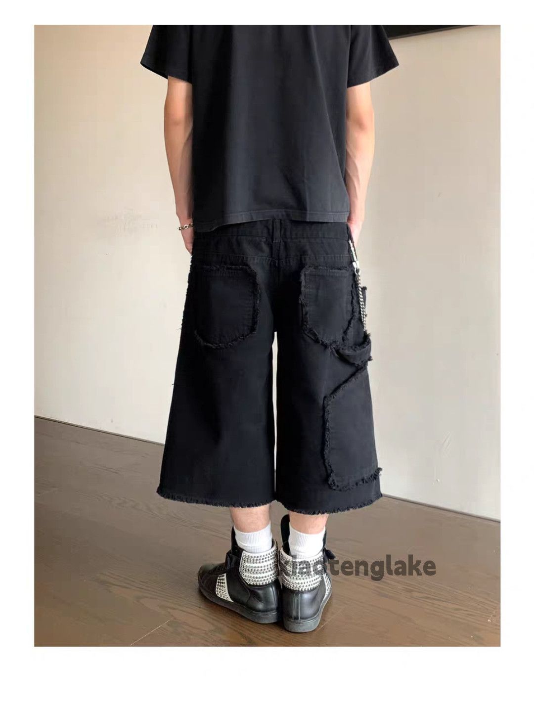 Vintage xtl acne ourlegacy style flared baggy hiphop punk shorts Size US 30 / EU 46 - 1 Thumbnail