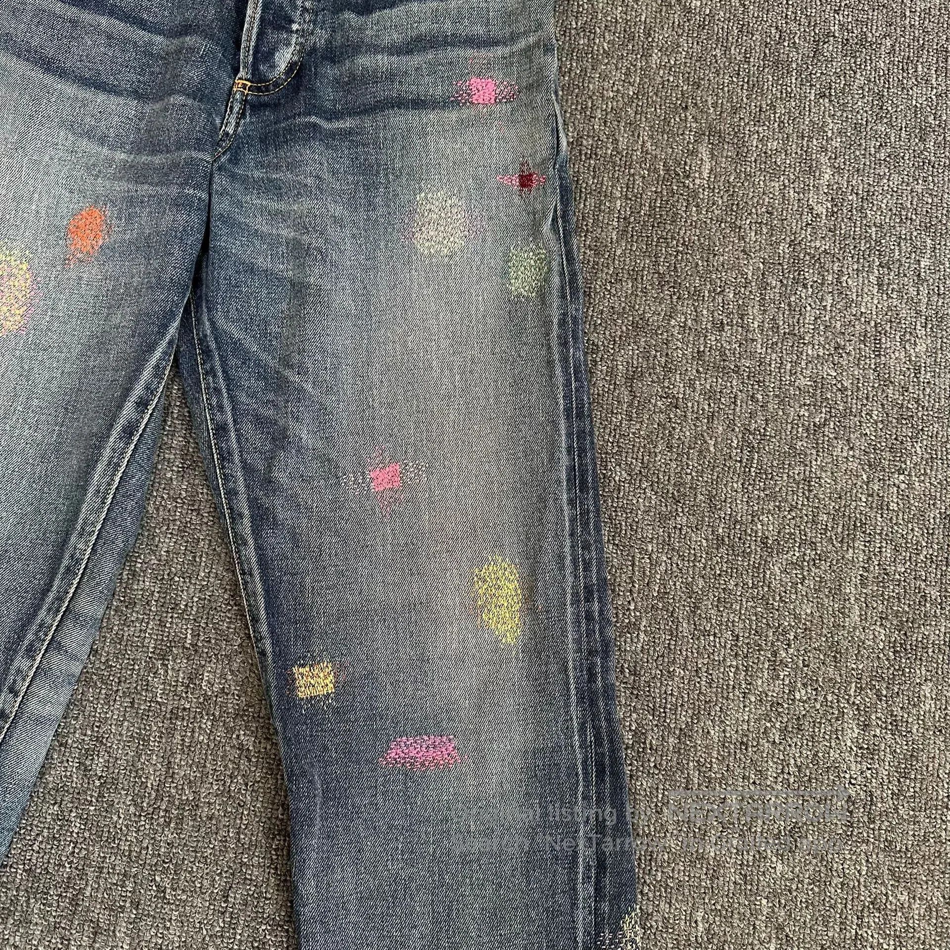 Dior Dior Homme Firework Embroidery Jeans. Size US 28 / EU 44 - 4 Thumbnail