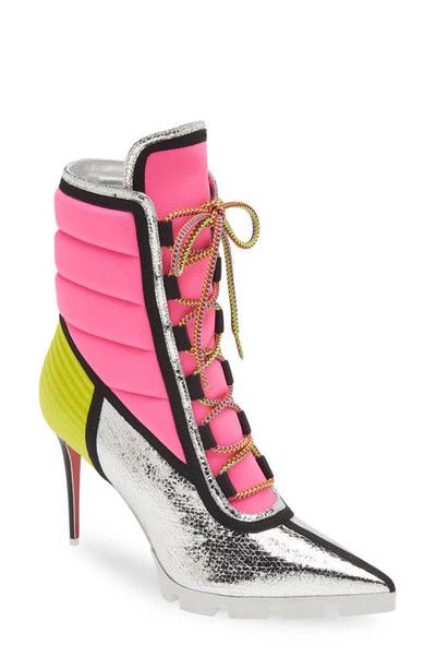 Christian Louboutin o1s1wg110924 Sedah Lug Boots in Multicolor Size US 5 / IT 35 - 1 Thumbnail