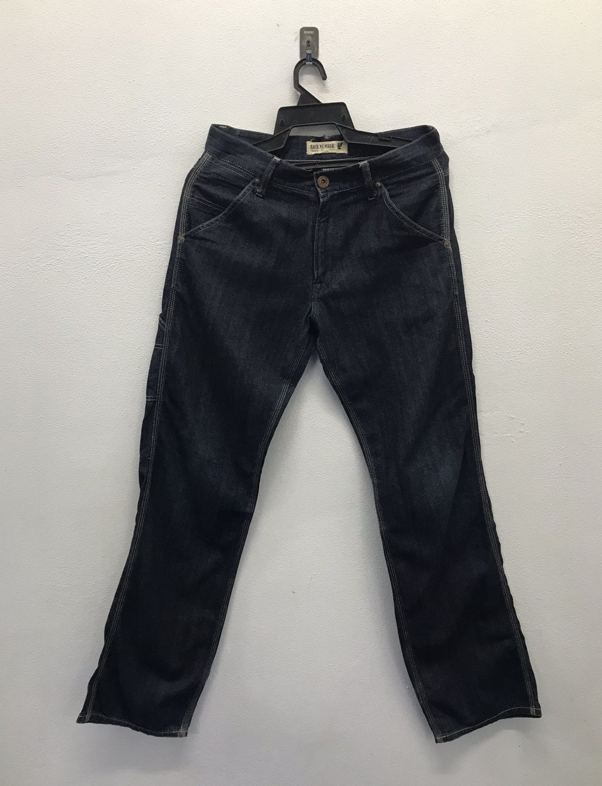 Japanese Brand × Vintage Vintage Back Number Quality Guaranteed Denim Pants Size US 31 - 1 Thumbnail
