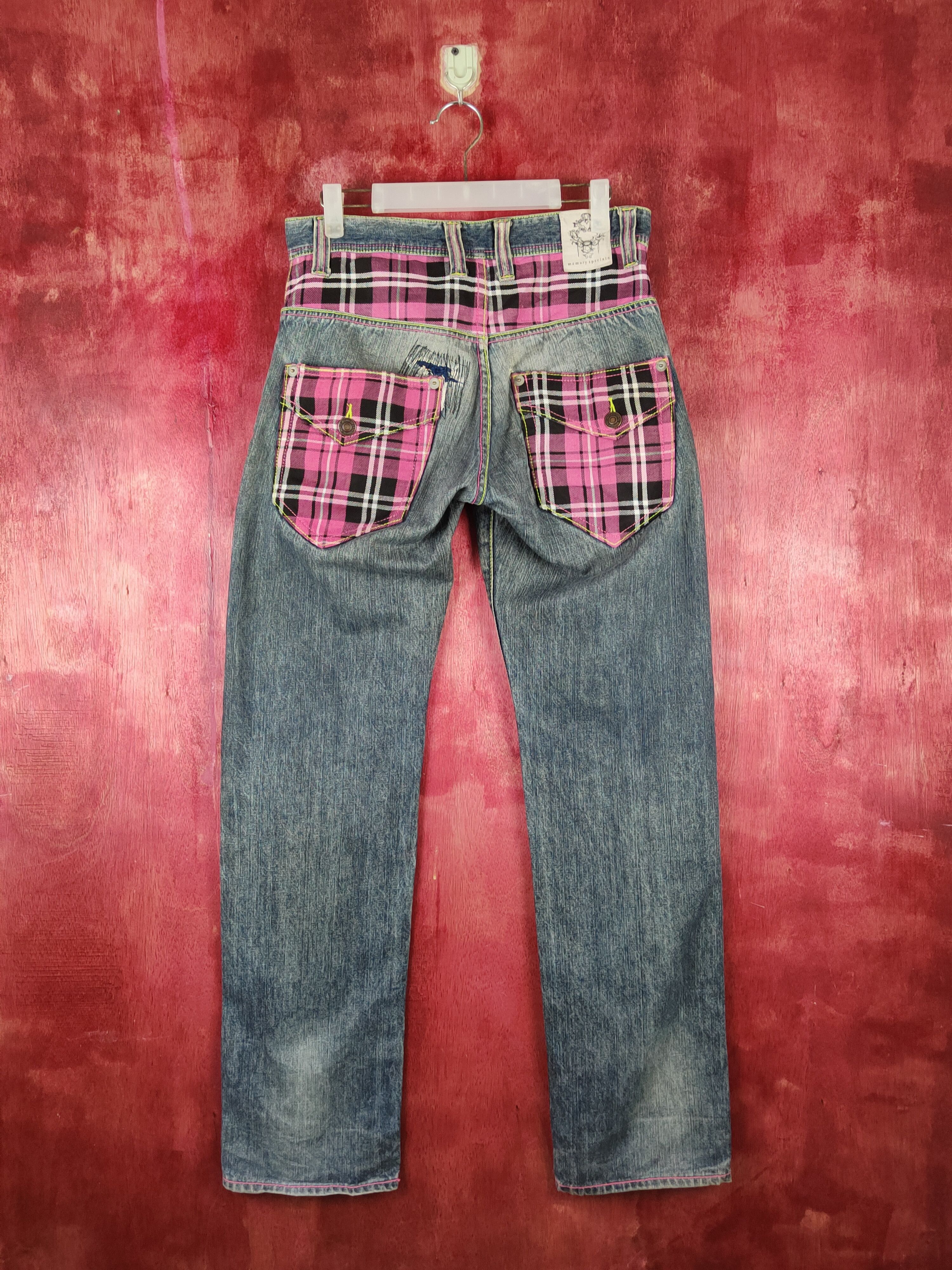 Japanese Brand Memory Special Dark Blue Faded Multipocket Denim #S1617 Size 31" - 8 Thumbnail