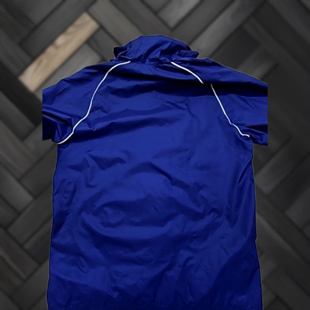 Adidas Adidas Men's M Blue Golf Rain Jacket Water-Resistant Full-Zip Hood Size US M / EU 48-50 / 2 - 1 Thumbnail