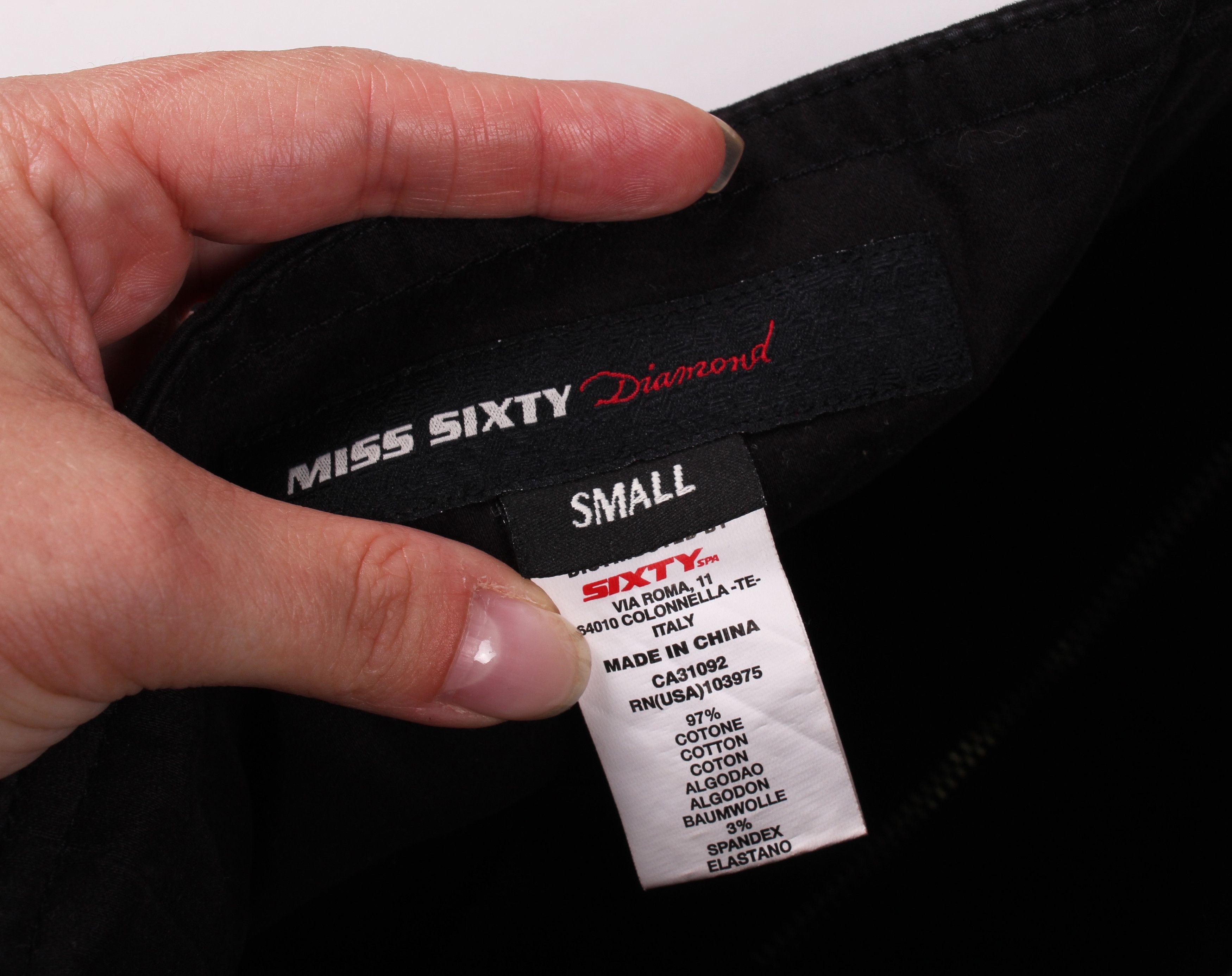 Miss Sixty Vintage Miss Sixty Y2K High Waisted Pencil Skirt Size 26" / US 2 / IT 38 - 4 Thumbnail